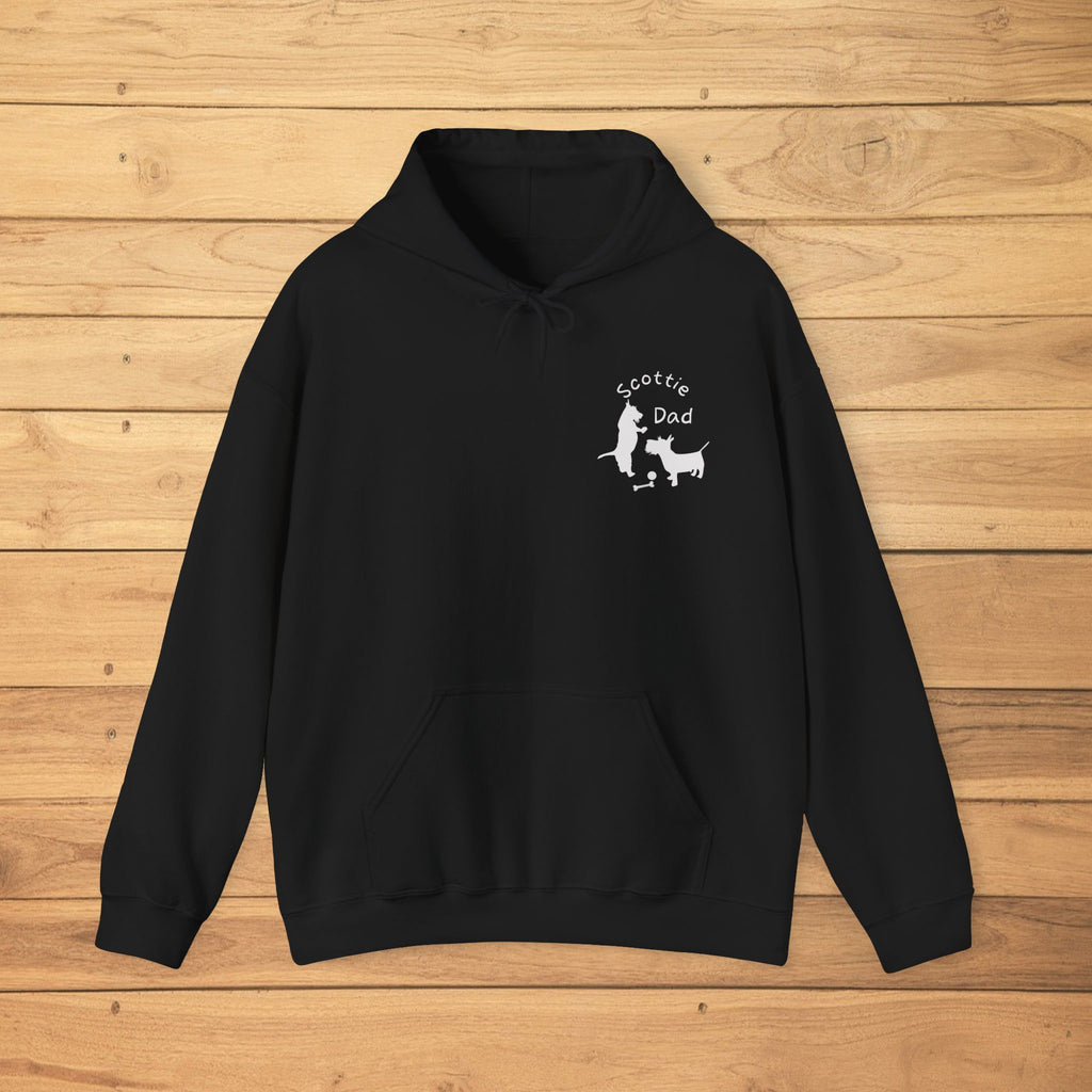 Scottie Dad Unisex Heavy Blend™ Hoodie - Perfect Gift for Dog Lovers
