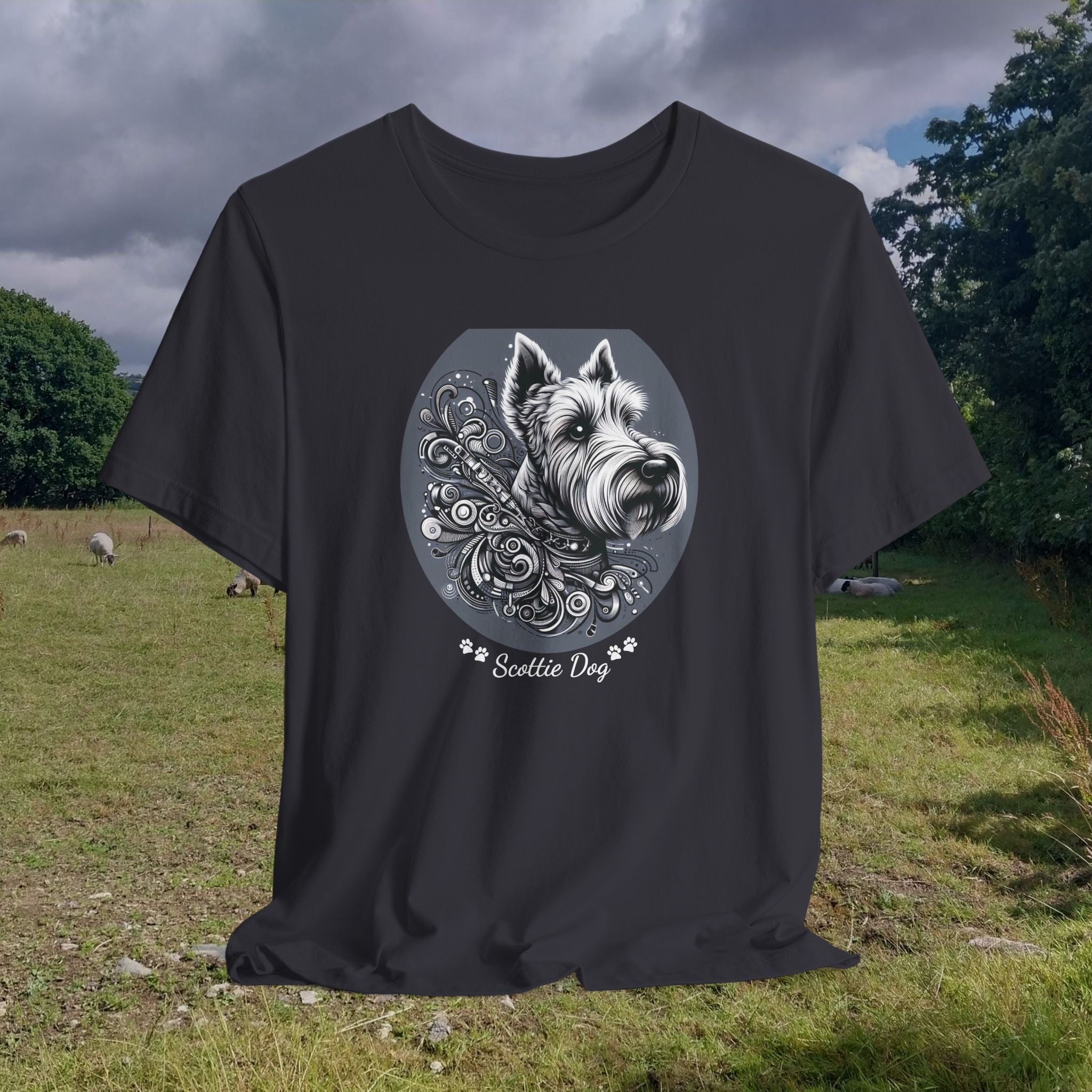 Scottie Dog Unisex Tee - Stylish & Comfortable Pet Lover Apparel