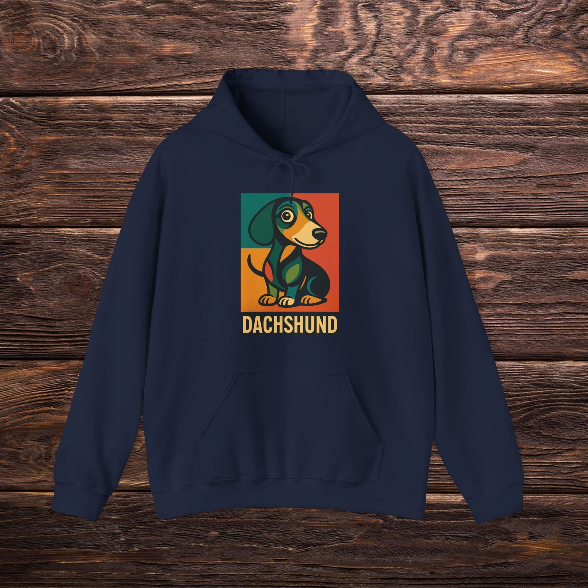 Dachshund Lover's Hoodie, Unisex Sweatshirt, Dog Lover Gift, Cozy Pet Apparel, Dachshund Art, Warm Dog Sweatshirt