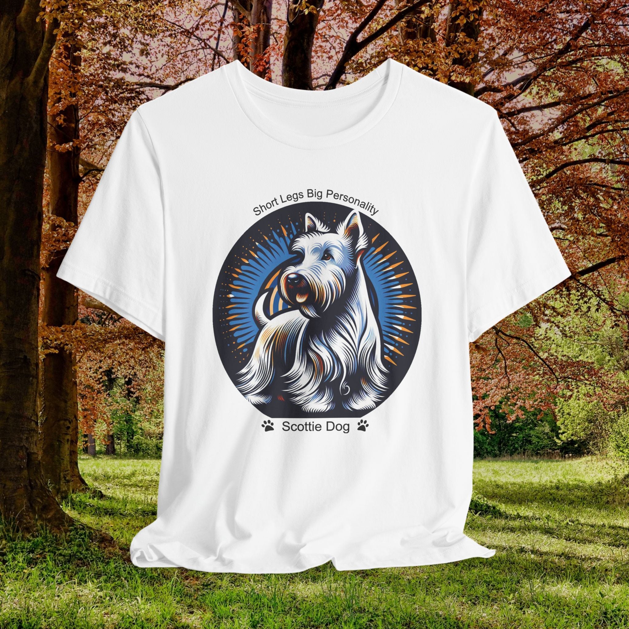 Funny Scottie Dog Unisex T-Shirt - Smart Legs Big Personality Tee