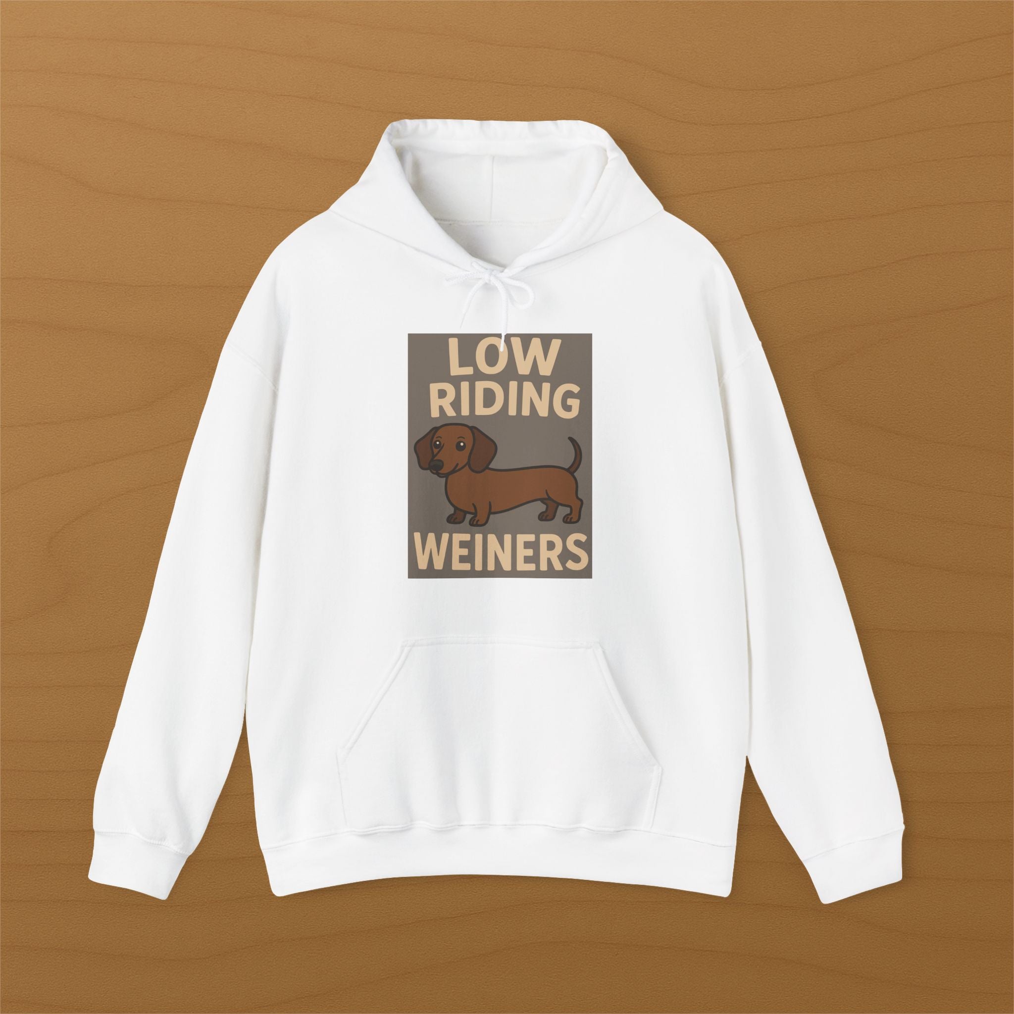 Low Riders Unite – Funny Sausage Dog Hoodie