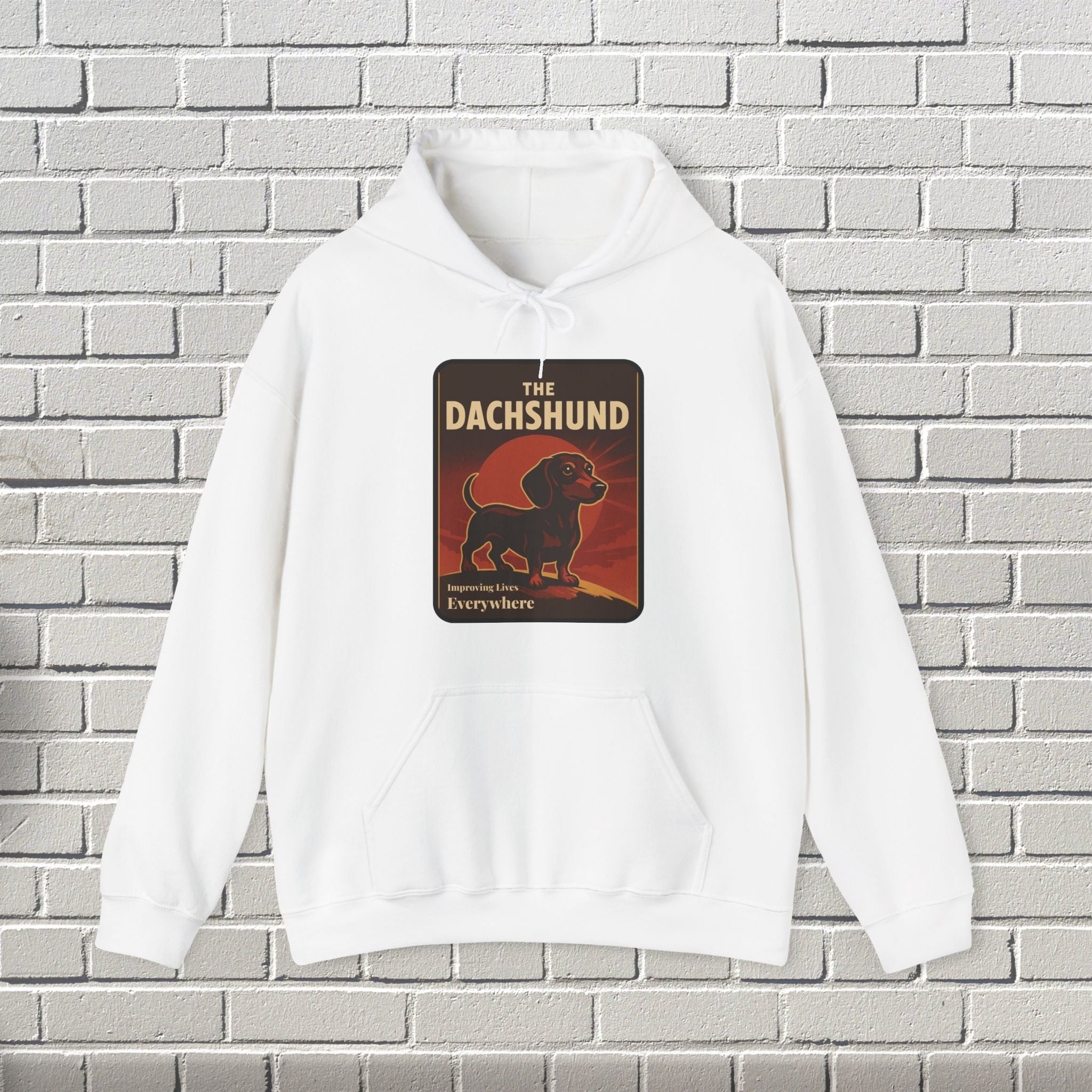 Dachshund Lover's Heavy Blend Hoodie, Unisex Dog Sweatshirt, Pet Owner Gift, Cozy Dog Apparel, Cute Animal Clothing, Dachshund Gift