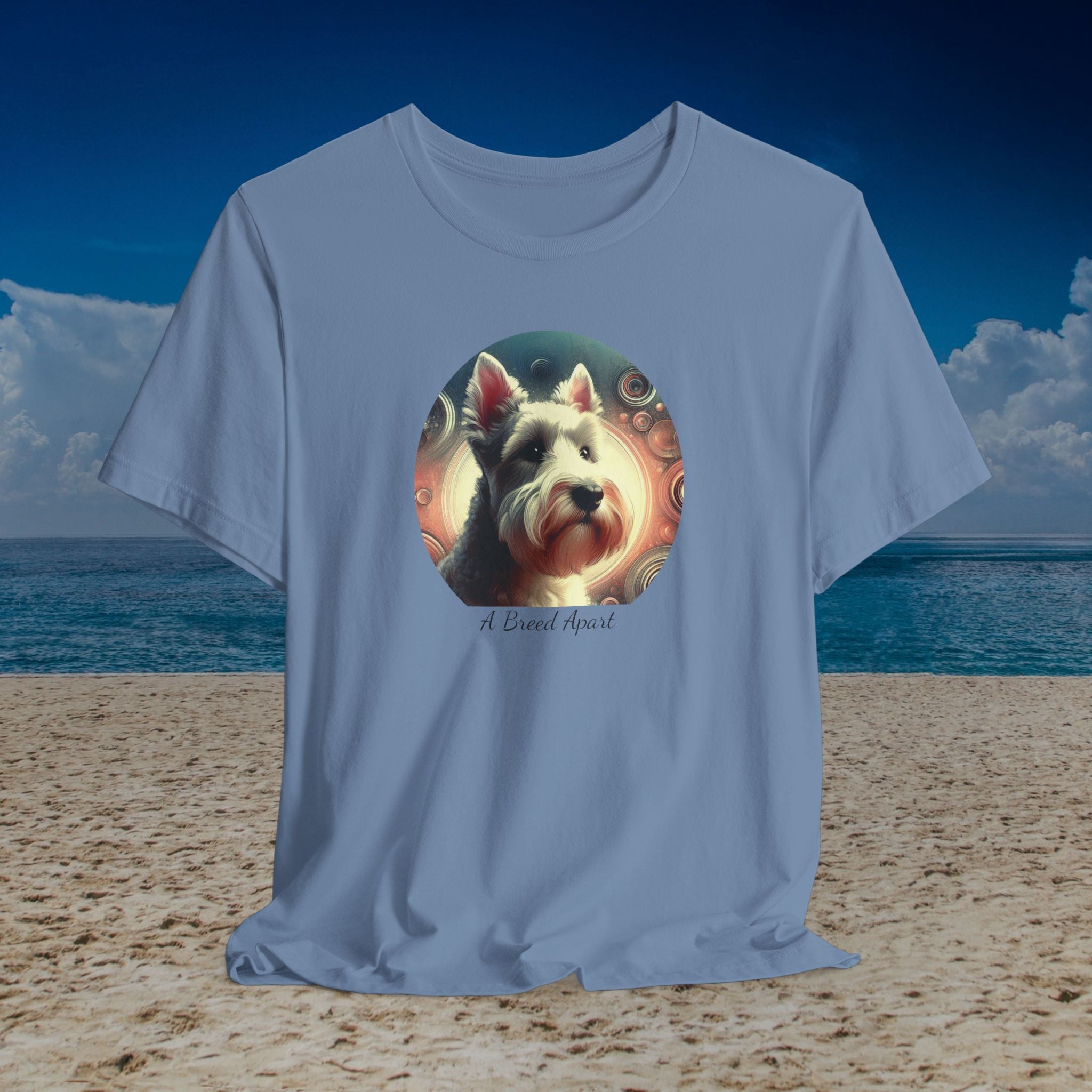 Dog Lover Unisex Short Sleeve Tee - 'A Blessed Apart' Design