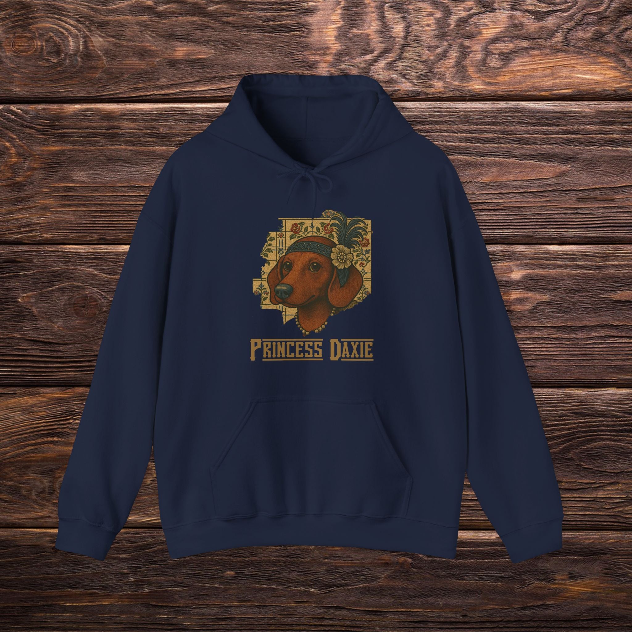 Her Royal Daxieness – Sausage Dog Princess Hoodie