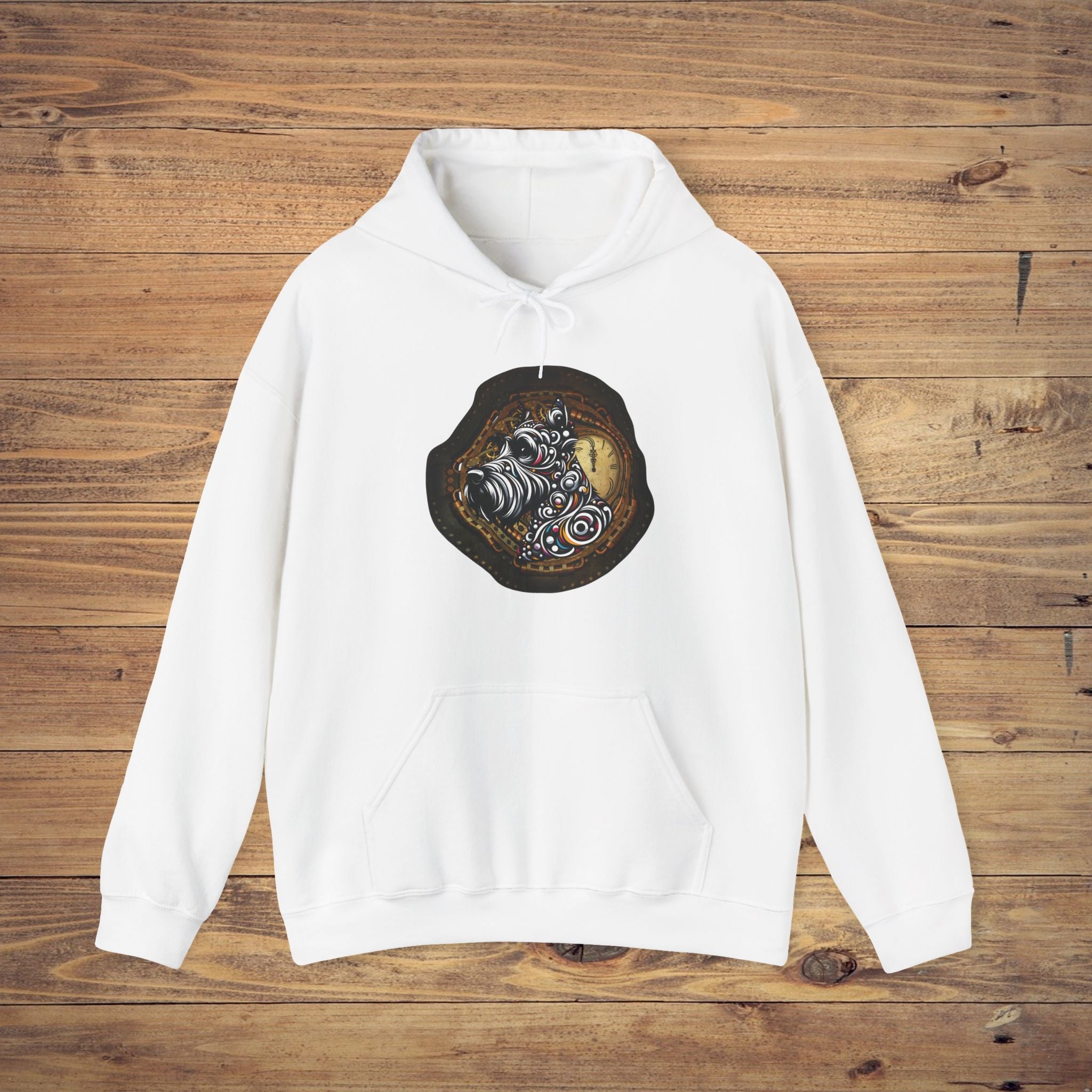 Artistic Unisex Hooded Sweatshirt - Cozy & Unique Design