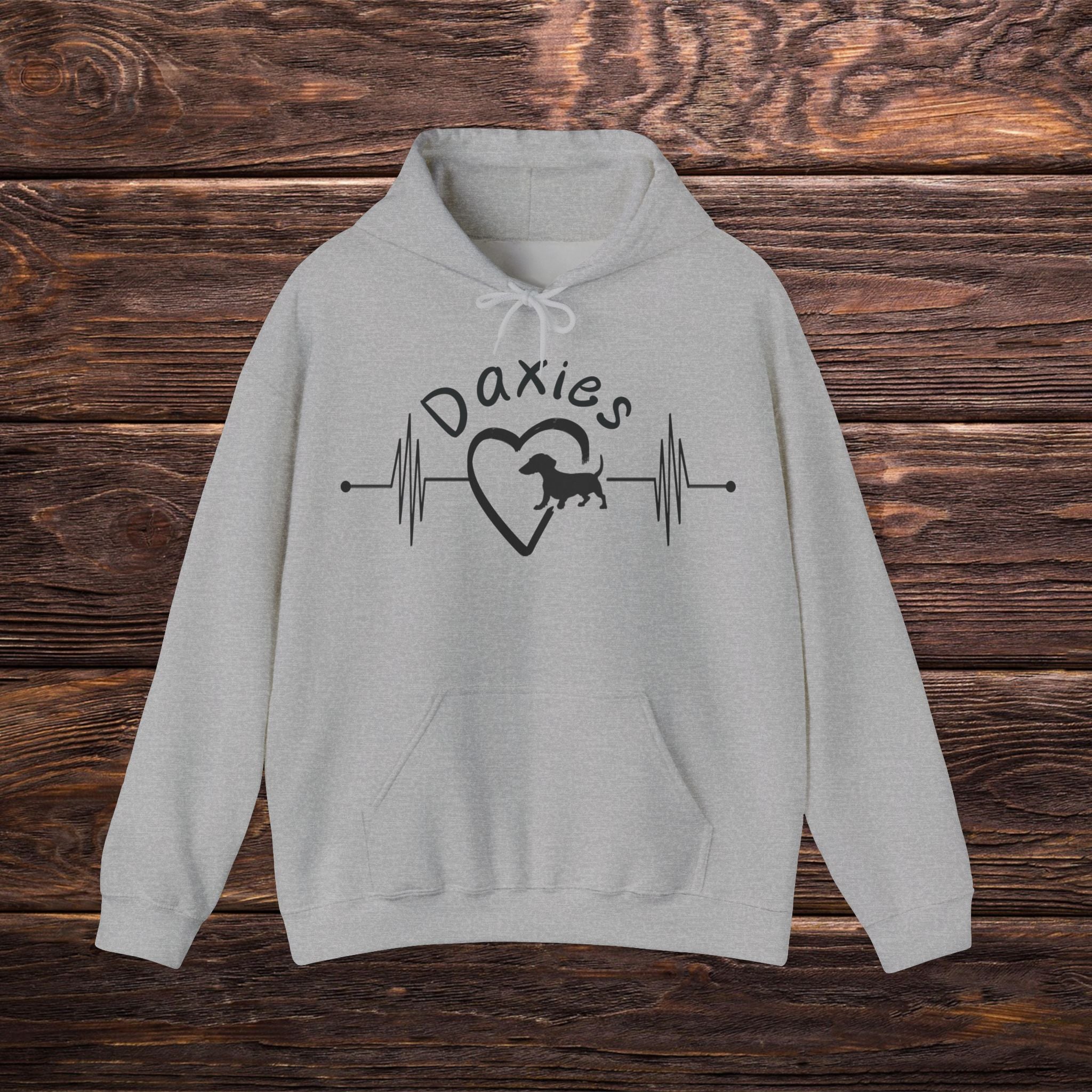 My Heart Beats Dachshund – Unisex Hoodie
