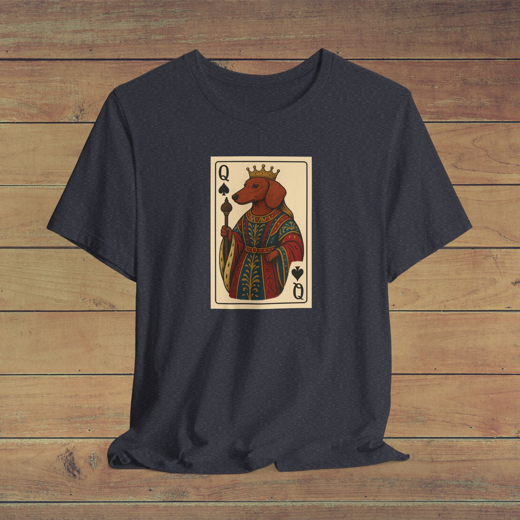 Queen of Spades Dachshund Tee – Rule with a Wag