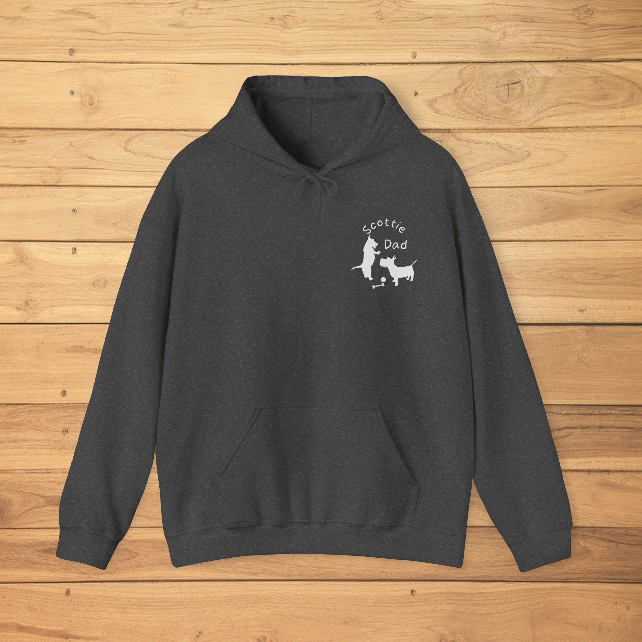 Scottie Dad Unisex Heavy Blend™ Hoodie - Perfect Gift for Dog Lovers