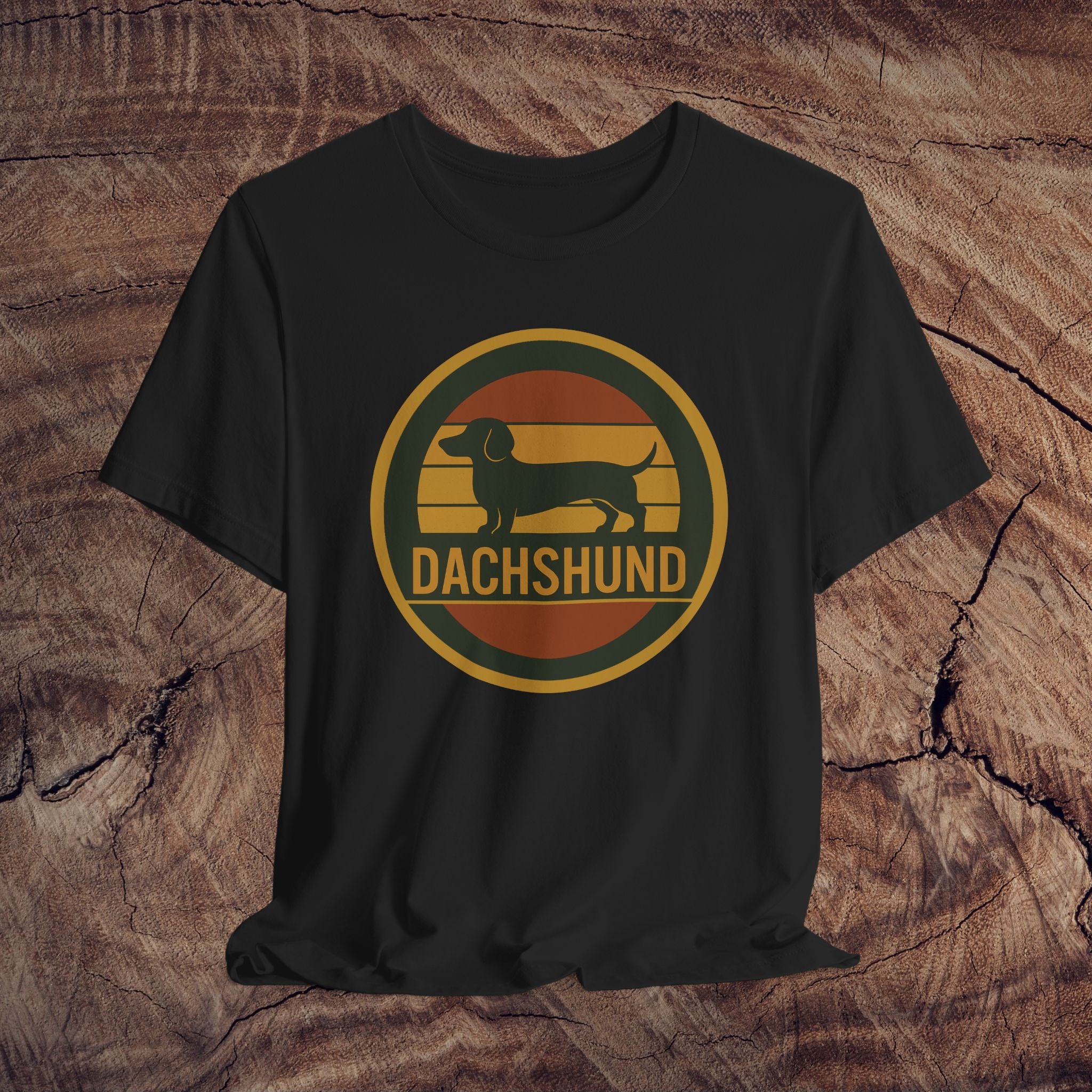 Retro Dachshund Unisex Tee - Dog Lover Gift, Cute Pet Shirt, Animal Lover Apparel, Funny Puppy T-Shirt, Canine Fanatic Gift