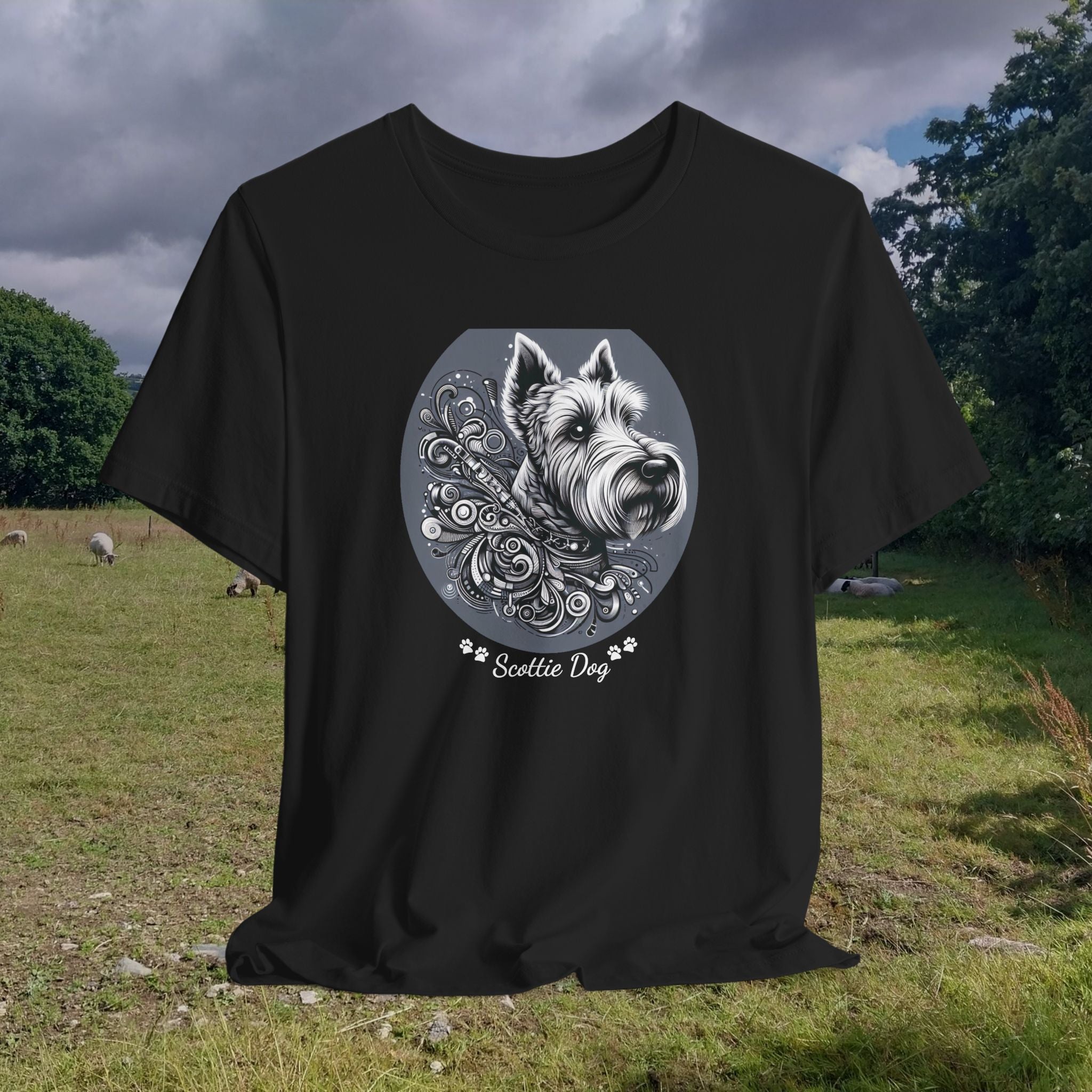 Scottie Dog Unisex Tee - Stylish & Comfortable Pet Lover Apparel