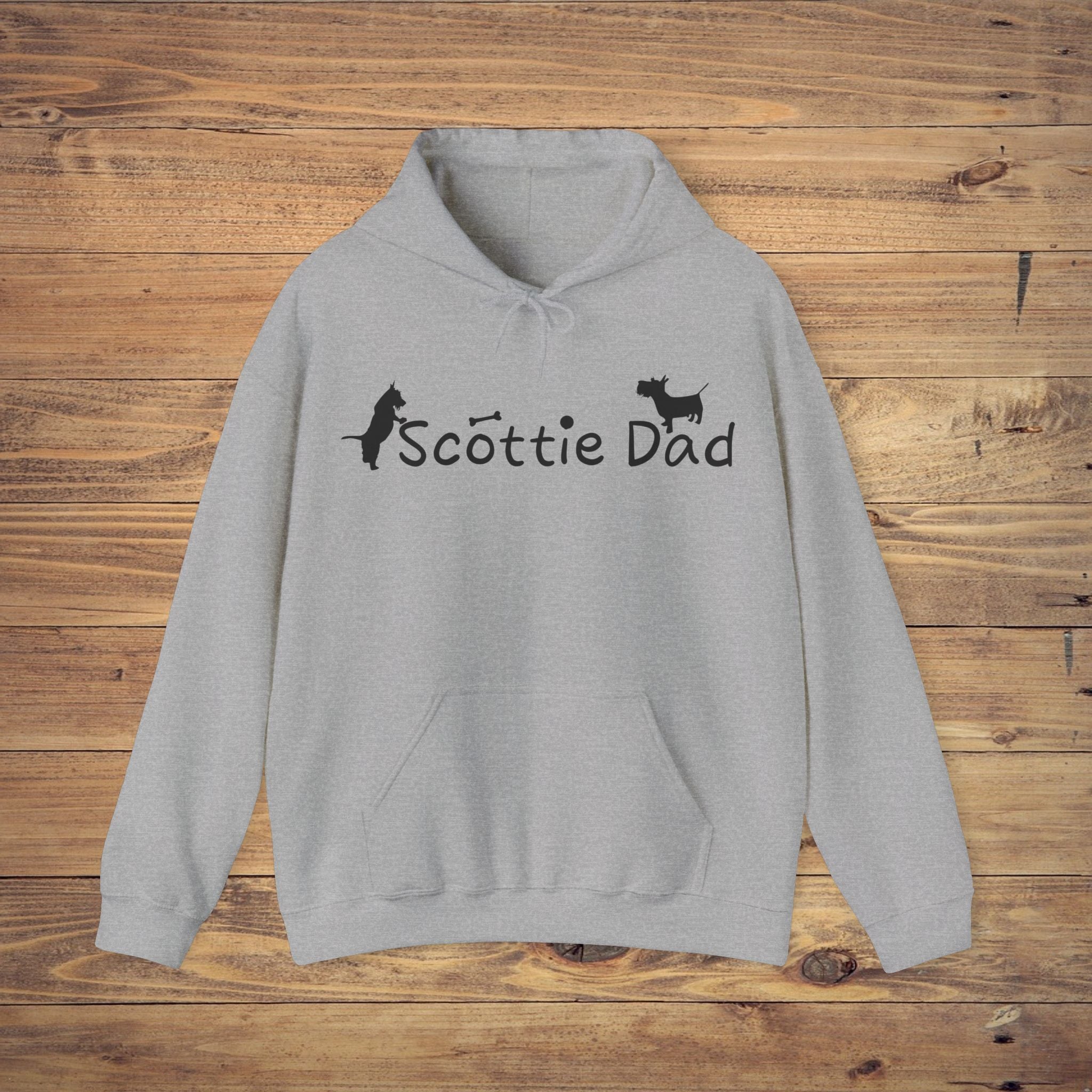 Scottie Dad Unisex Heavy Blend Hoodie - Perfect Gift for Dog Lovers