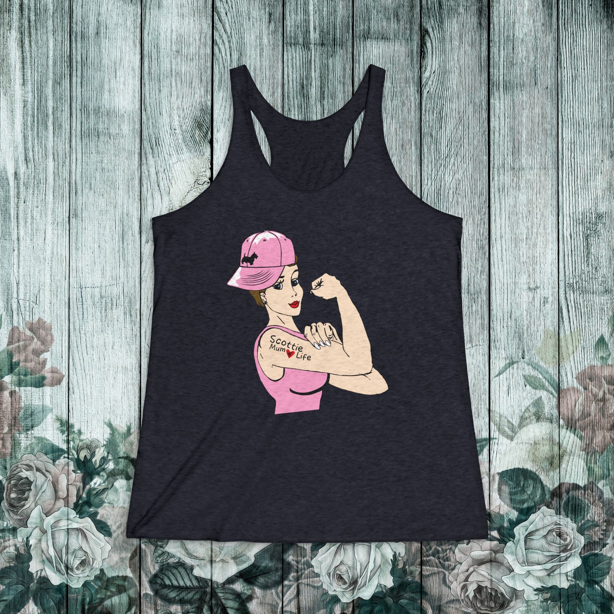 Racerback Tank - Top for strong Scottie Mama's