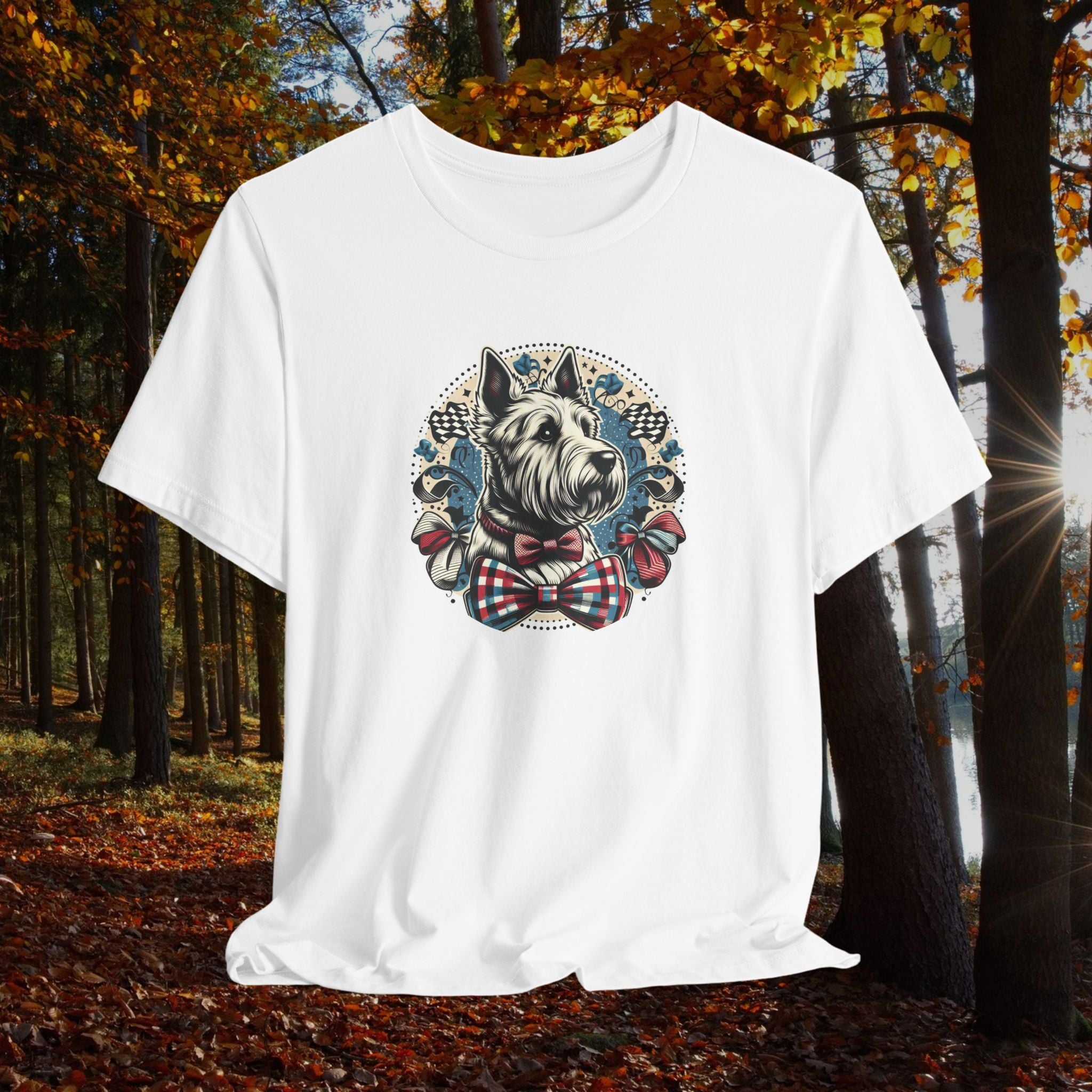 Scottish Terrier Graphic Tee – Fun Pet Lover T-Shirt for Dog Enthusiasts