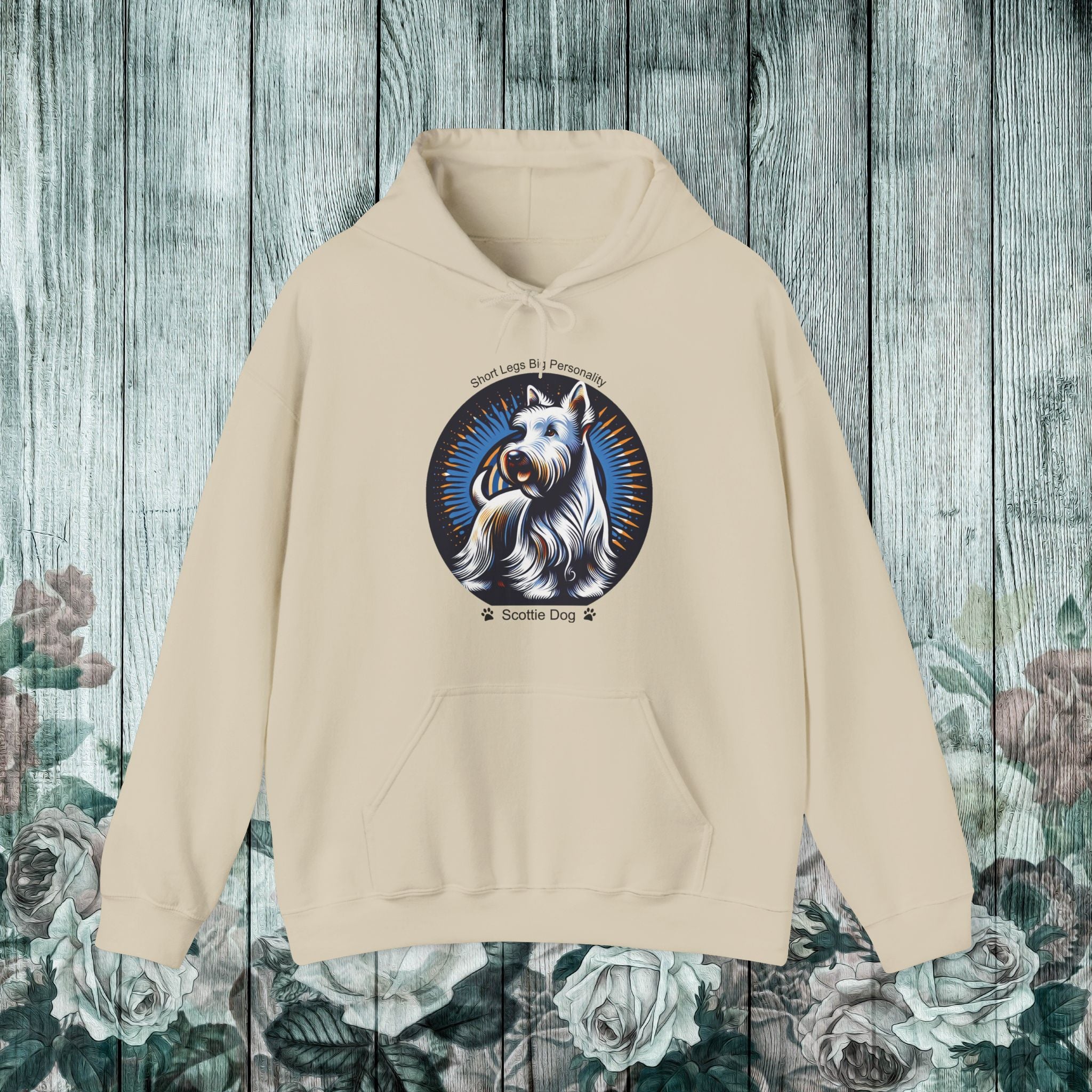 Cozy Scottie Dog Hoodie for Pet Lovers - Unisex Heavy Blend Sweatshirt
