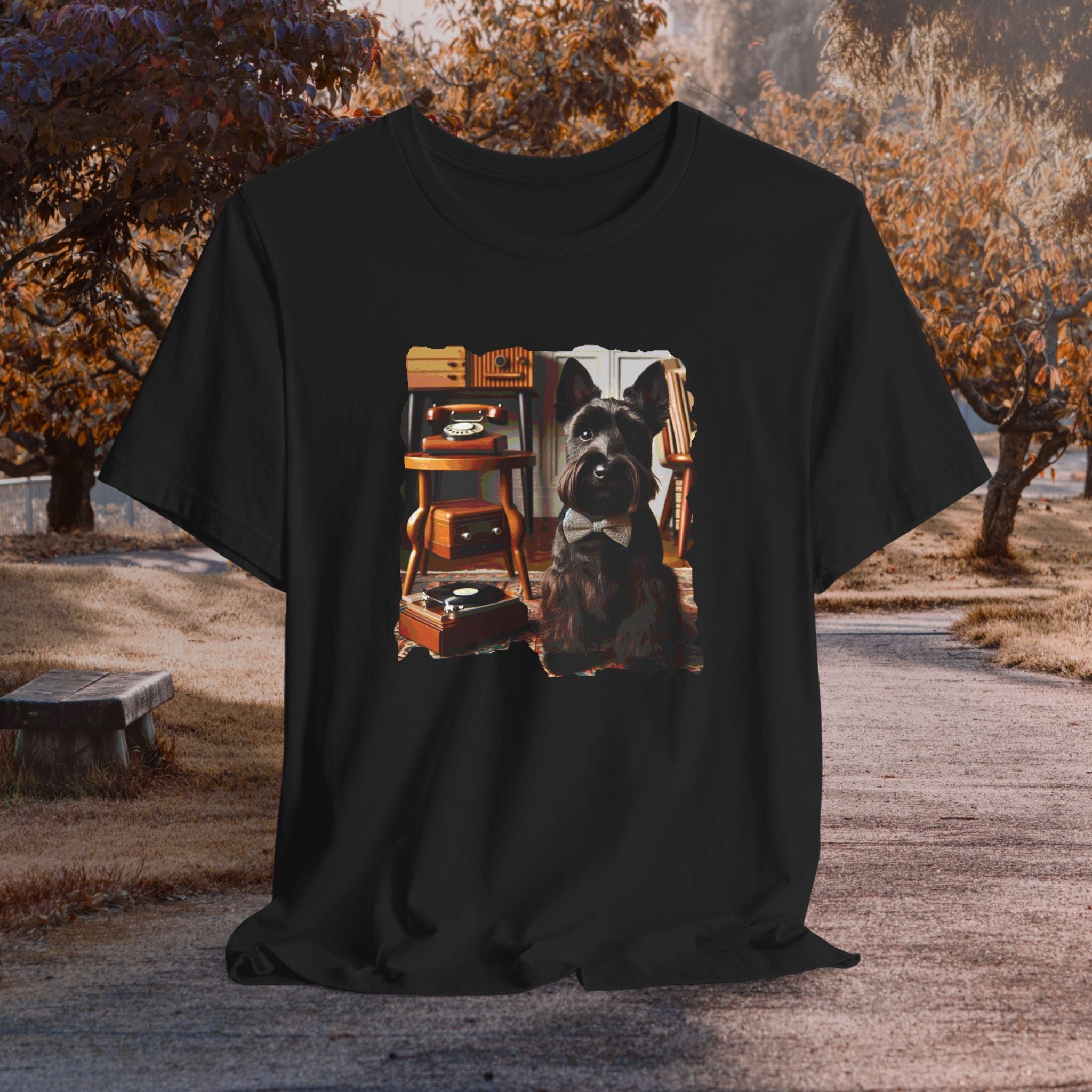 Vintage-Inspired Dog Lover Tee - Short Sleeve Unisex Jersey