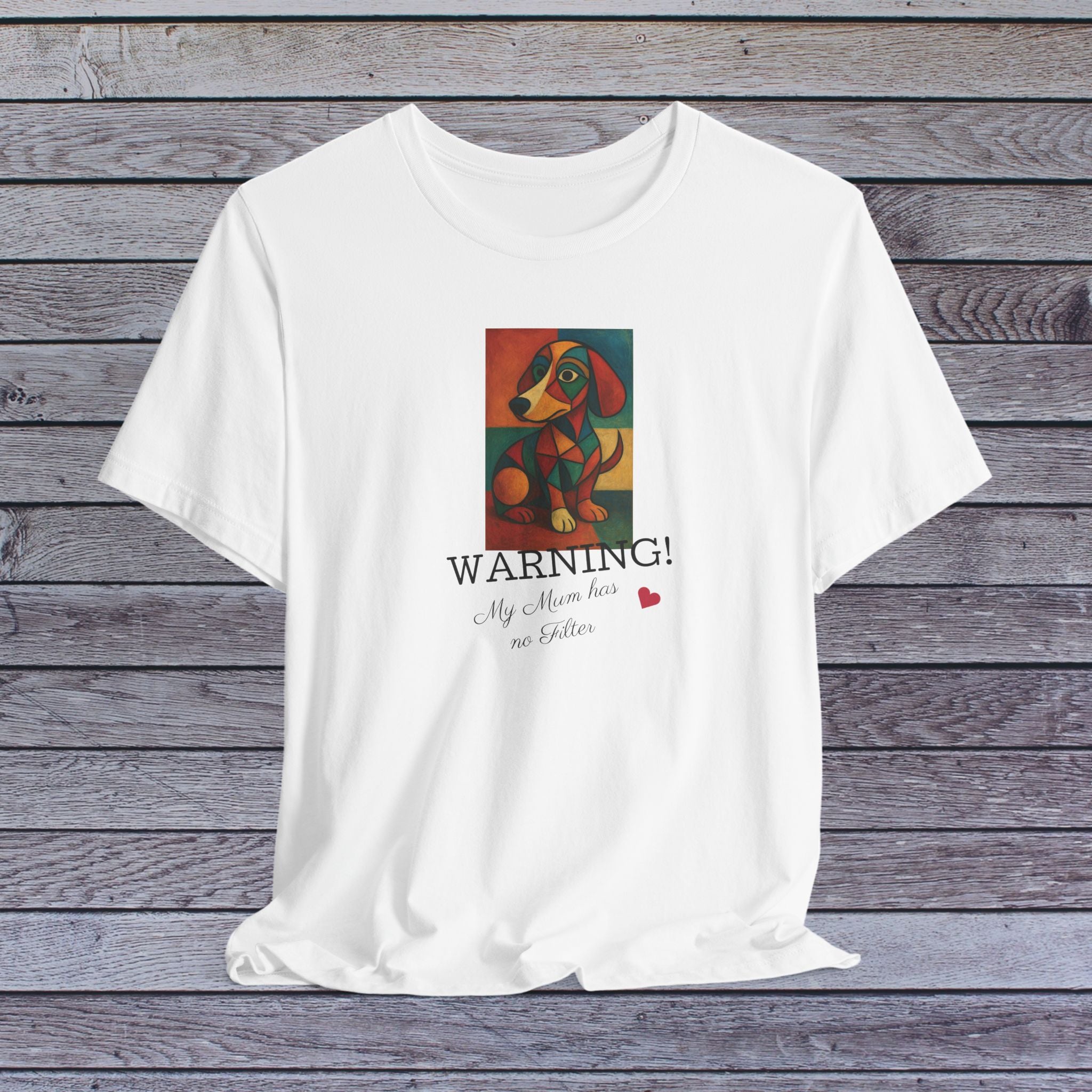 No Filter, All Sass – Dachshund Mum Tee