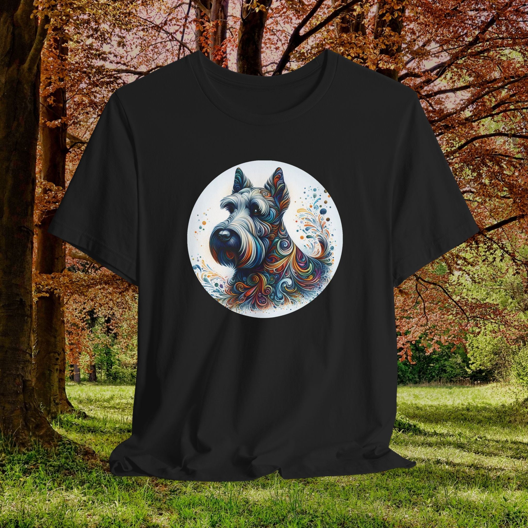 Artistic Dog Lover Tee - Unisex Jersey Short Sleeve Shirt