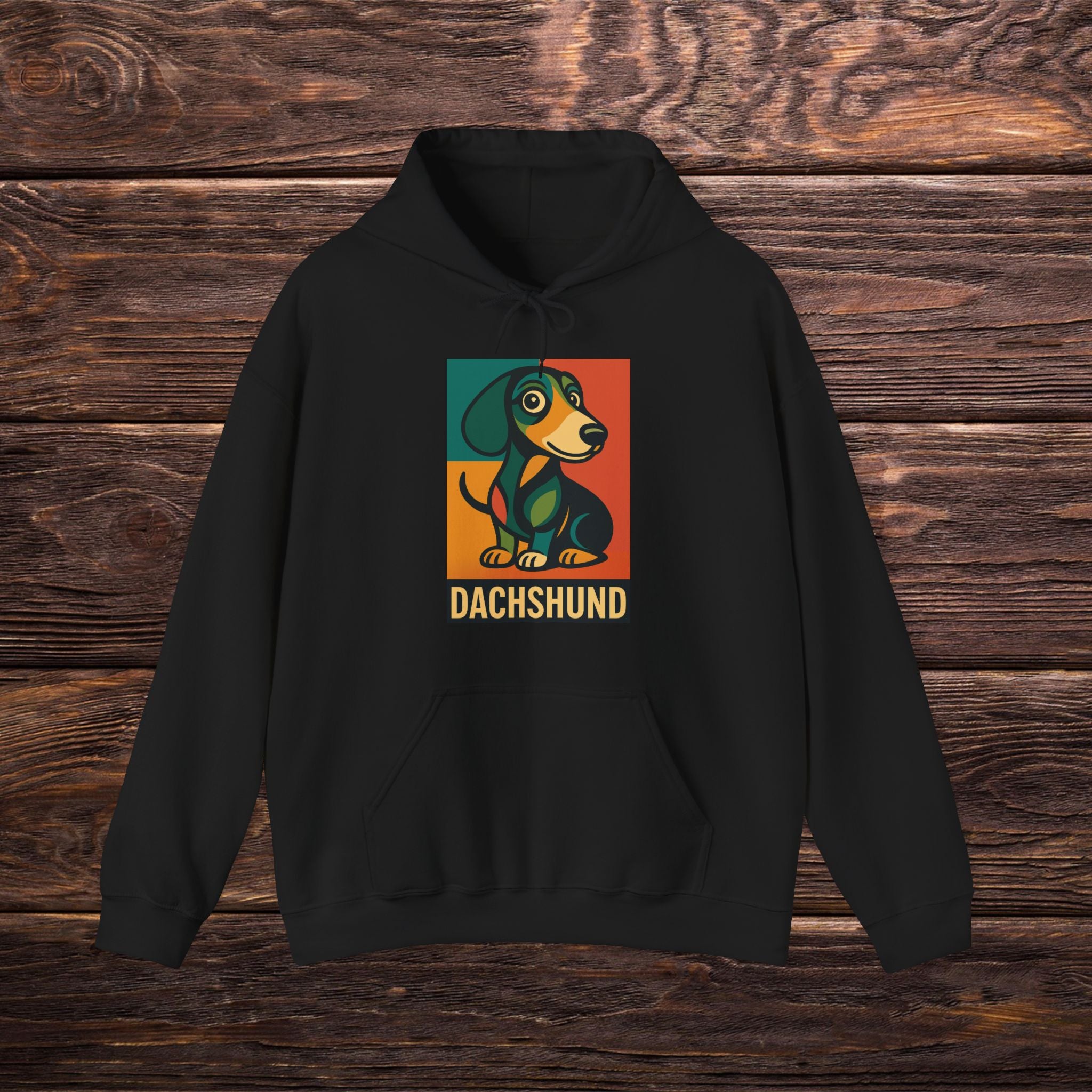 Dachshund Lover's Hoodie, Unisex Sweatshirt, Dog Lover Gift, Cozy Pet Apparel, Dachshund Art, Warm Dog Sweatshirt