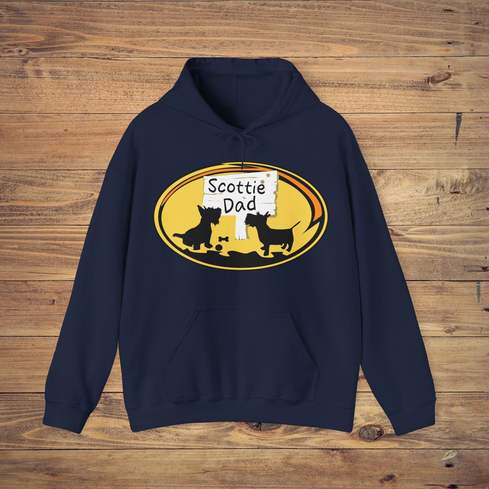 Scottie Dad Unisex Hoodie - Perfect Gift for Dog Lovers