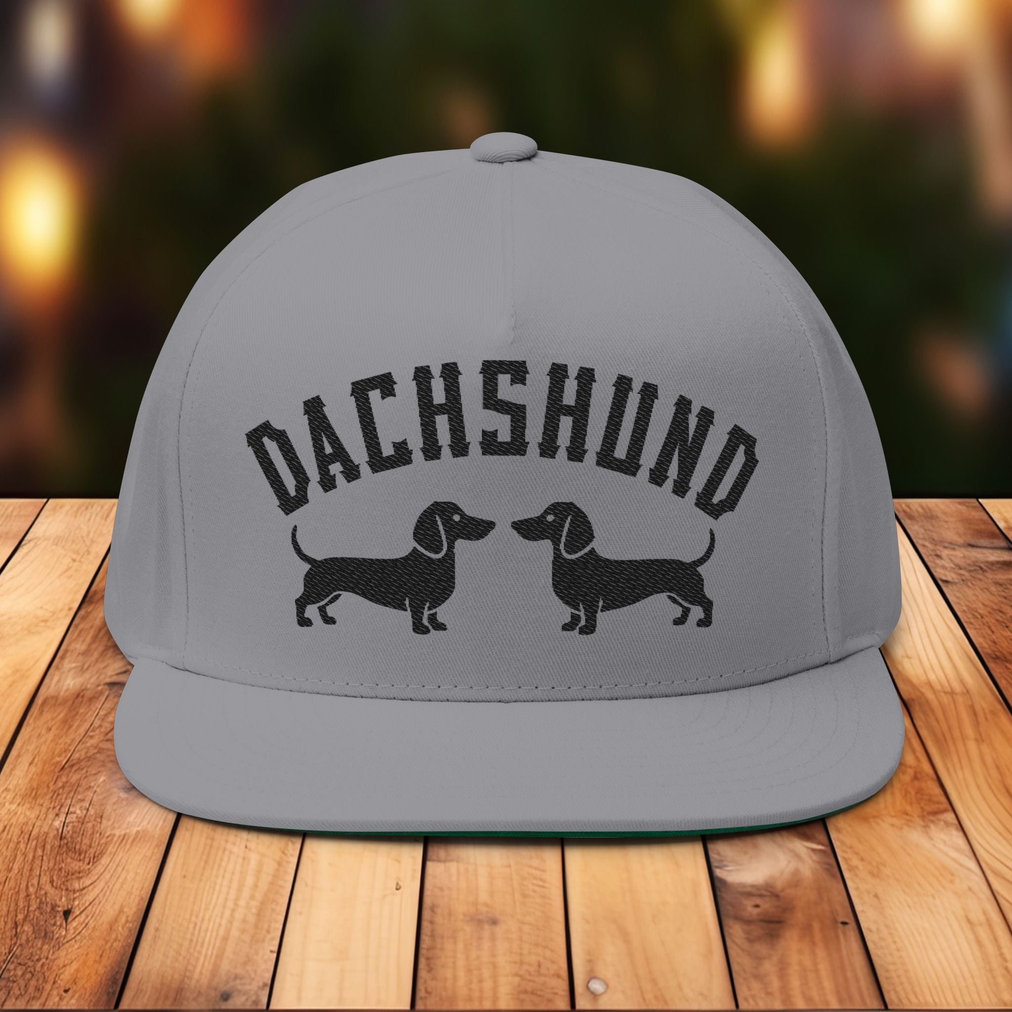 Dachshund Flat Bill Cap, Stylish Pet Lover Hat, Dog-themed Baseball Cap, Custom Embroidery Gift for Dachshund Owners, Puppy Birthday [...]