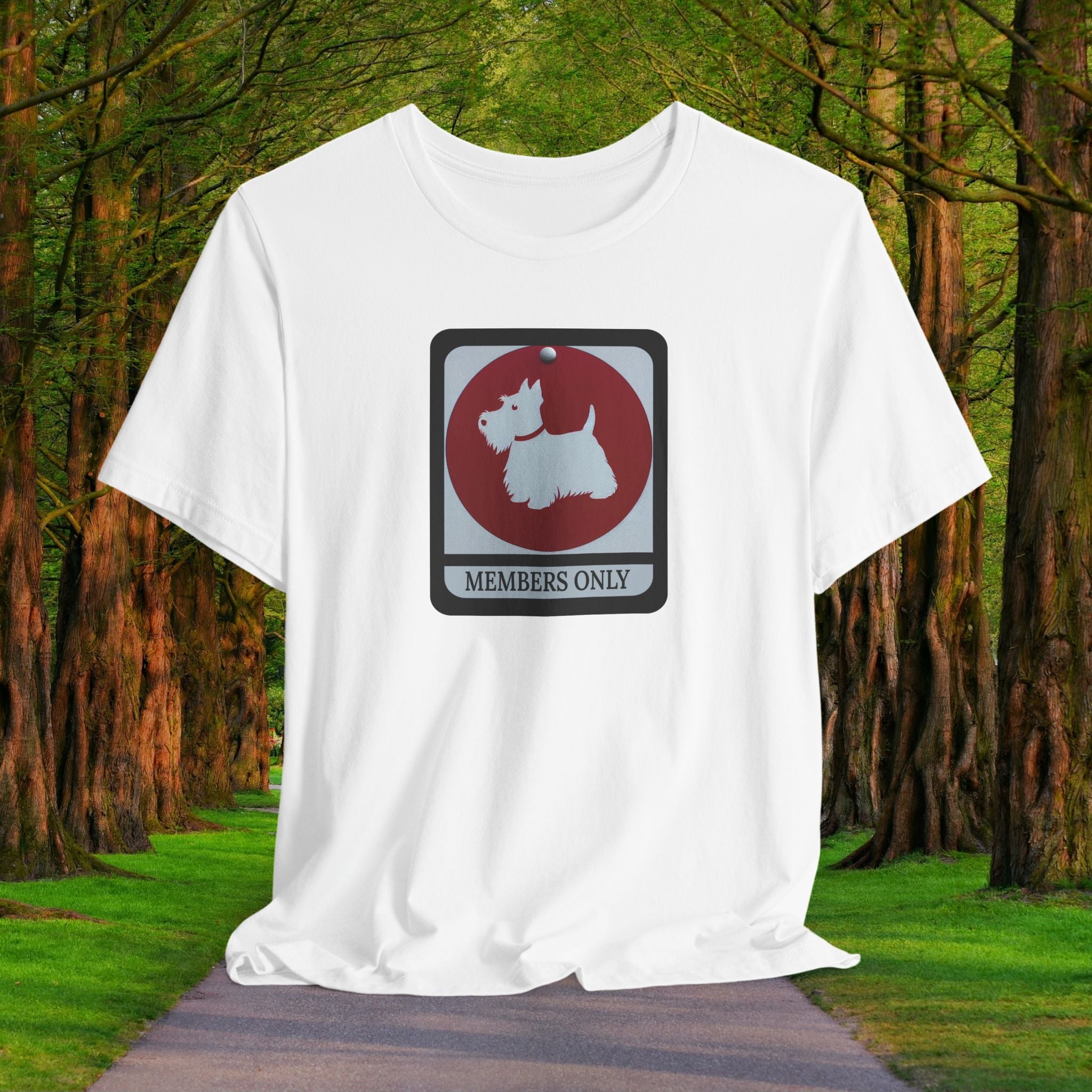 Members Only Dog Lover Tee - Unisex Jersey Short Sleeve T-Shirt