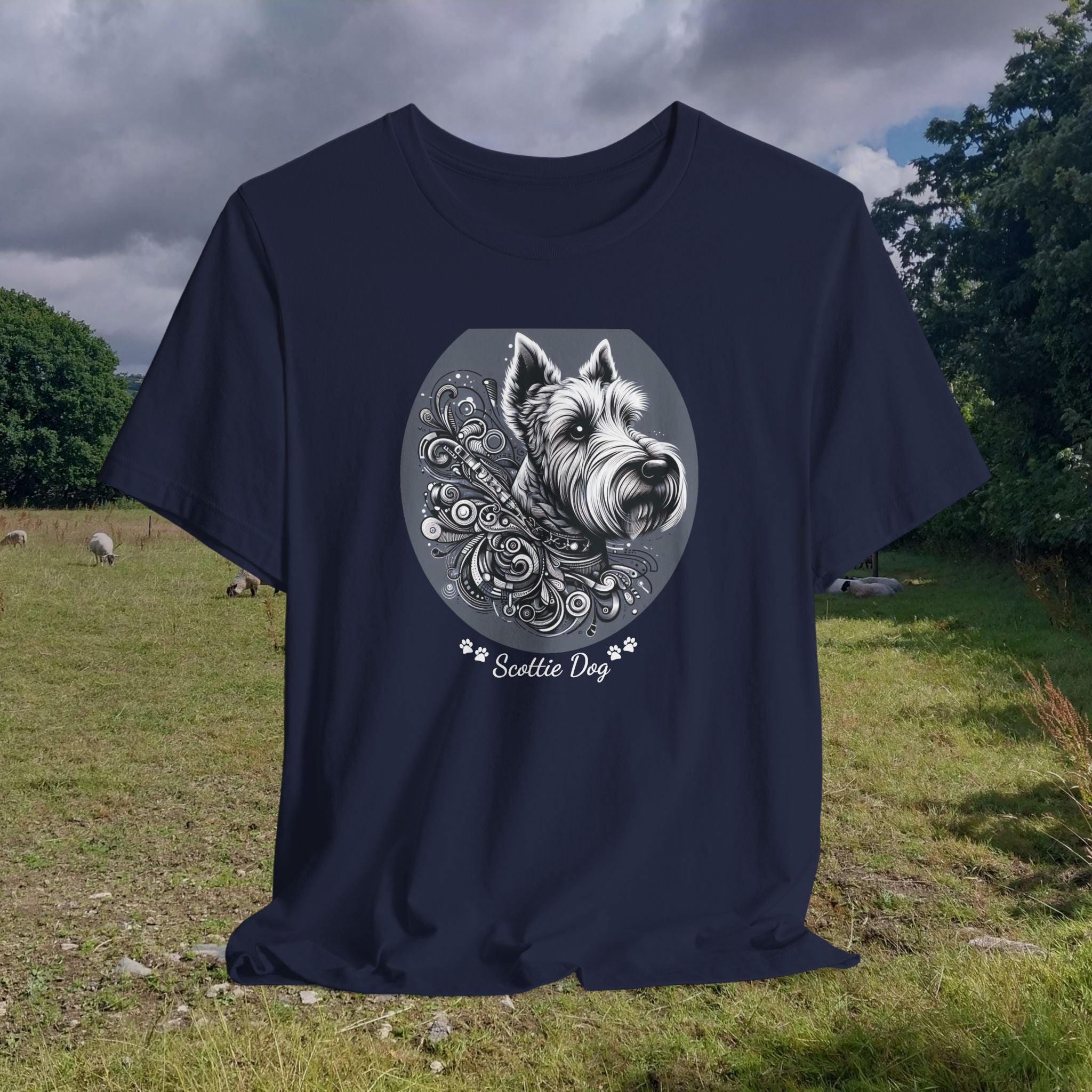 Scottie Dog Unisex Tee - Stylish & Comfortable Pet Lover Apparel