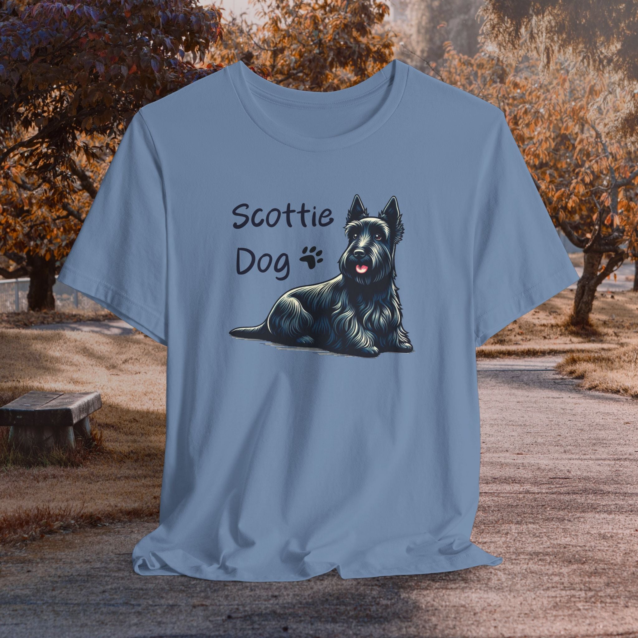 Scottie Dog Unisex Short Sleeve Tee - Perfect Gift for Dog Lovers