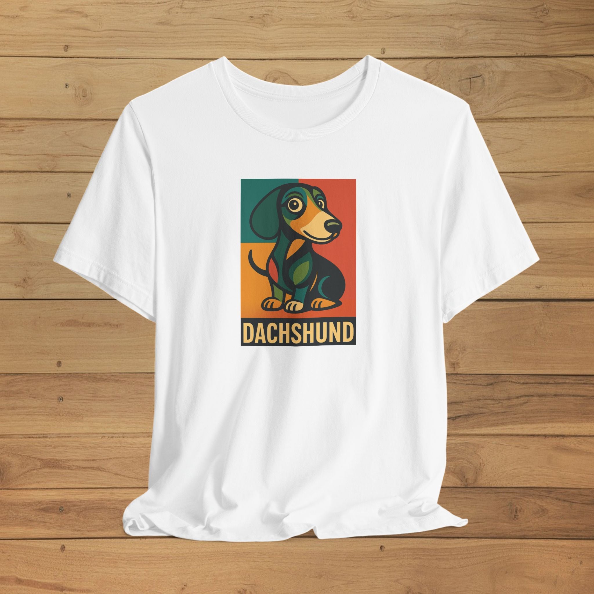 Dachshund Lover Tee, Unisex Jersey Short Sleeve Tee, Dog Mom Gift, Animal Lover T-Shirt, Cute Pet Apparel, Birthday Gift for Dog Owners