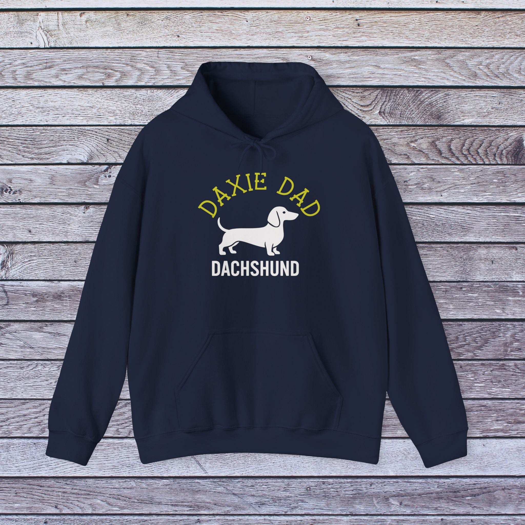 Daxie Dad Hoodie – Unisex Sweatshirt for Proud Dachshund Owners