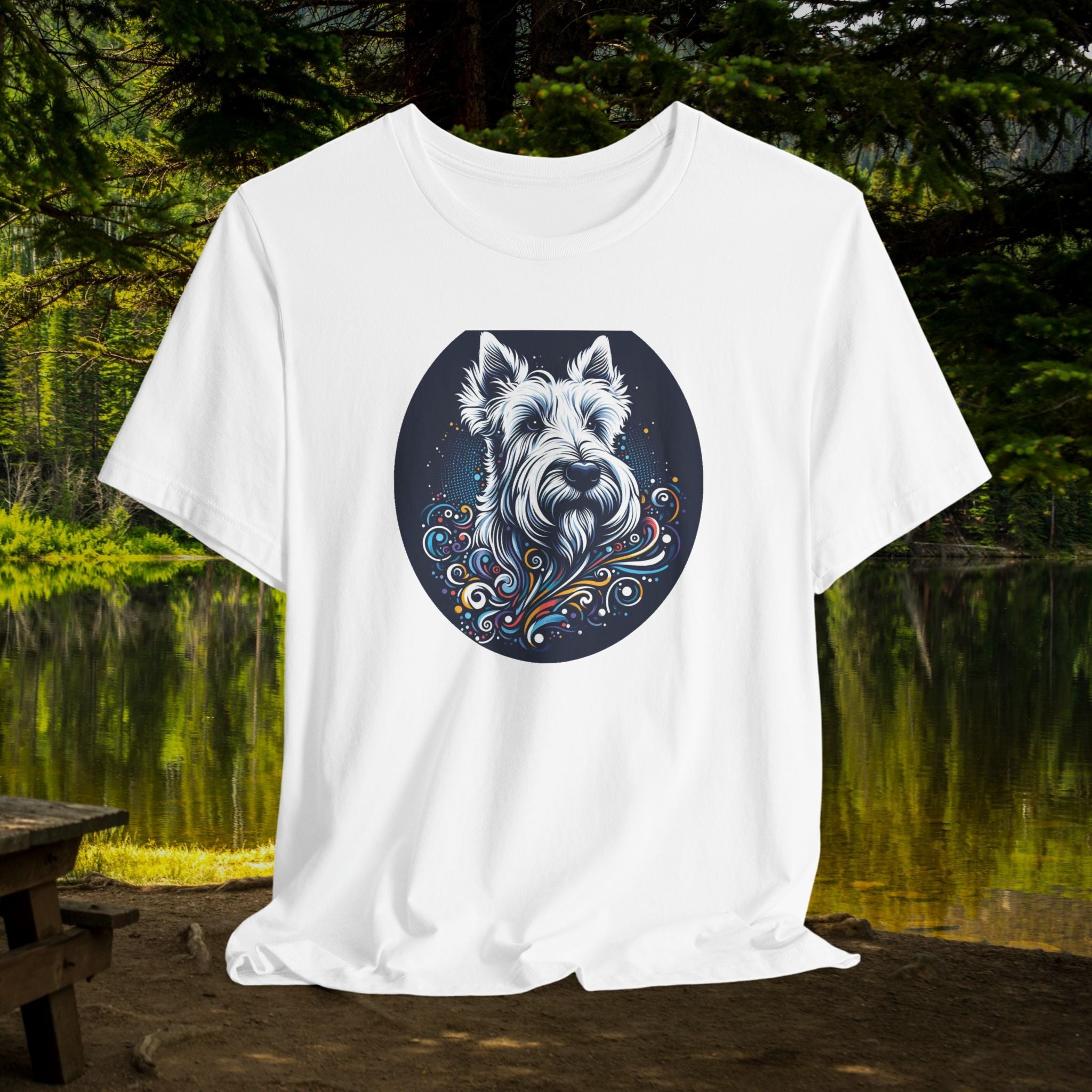 Colorful Dog Portrait Tee - Perfect for Pet Lovers