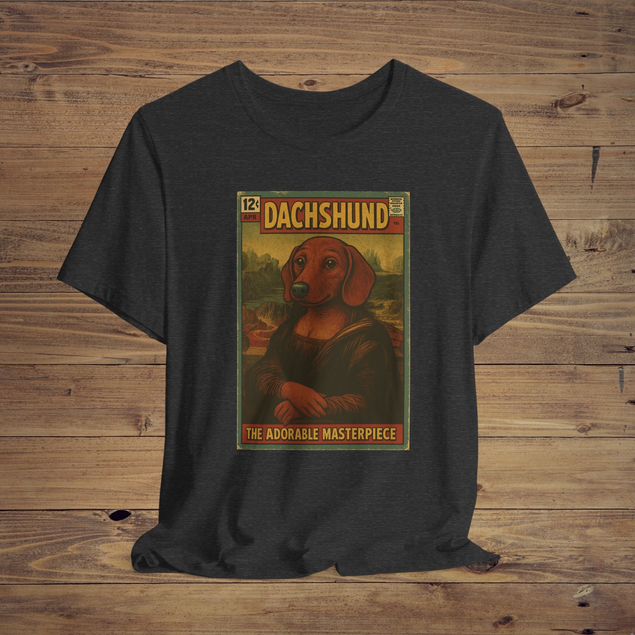 Dachshund Art Tee, Cute Dog Lover T-Shirt, Pet Gift for Dog Owners, Funny Animal Tee, Unique Dachshund Apparel, Gift for Dog Lovers