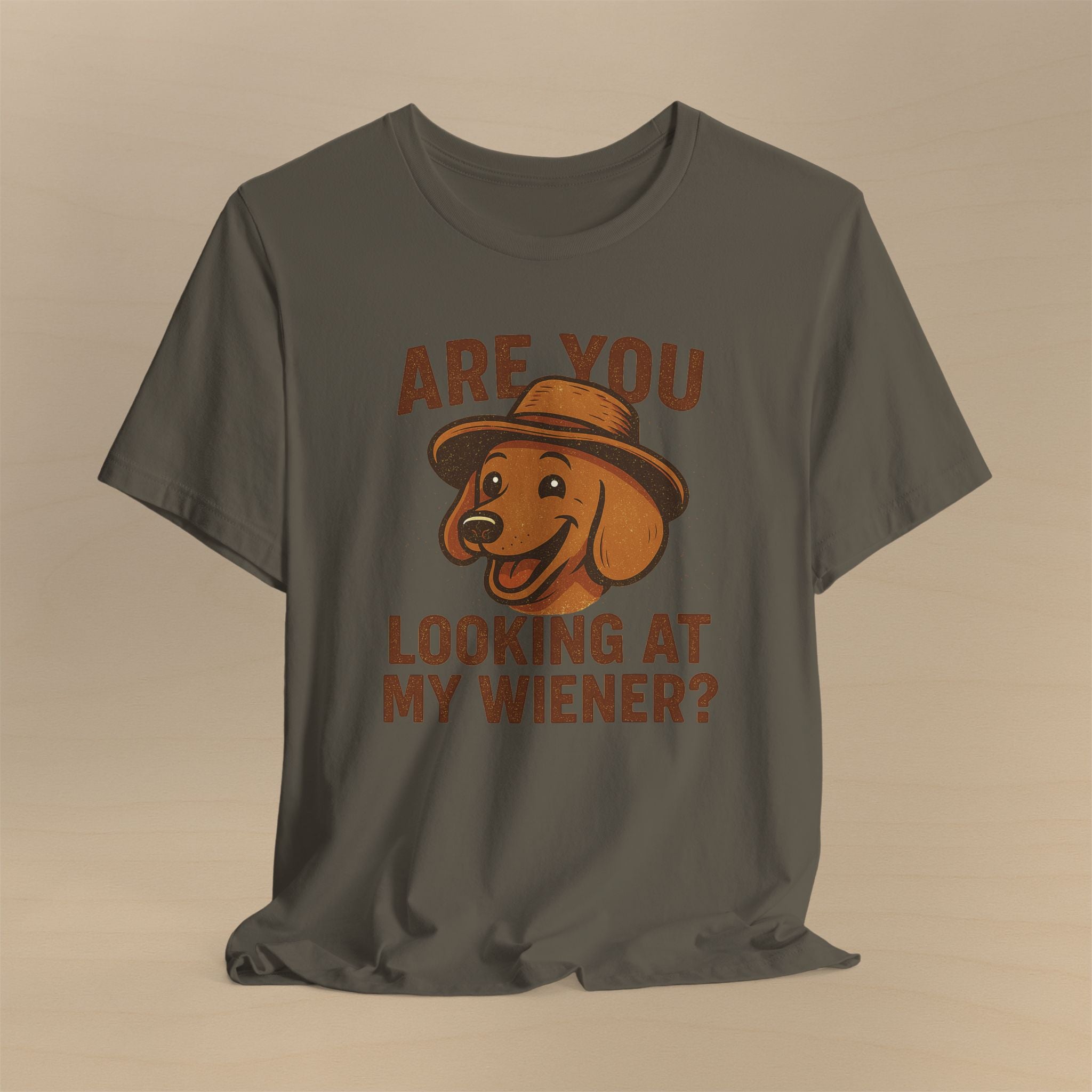 Funny Dog Lover Tee, Are You Looking at My Wiener? T-Shirt, Unisex Tee, Gift for Dog Owners, Pet Lover Apparel, Cute Animal Humor Shirt