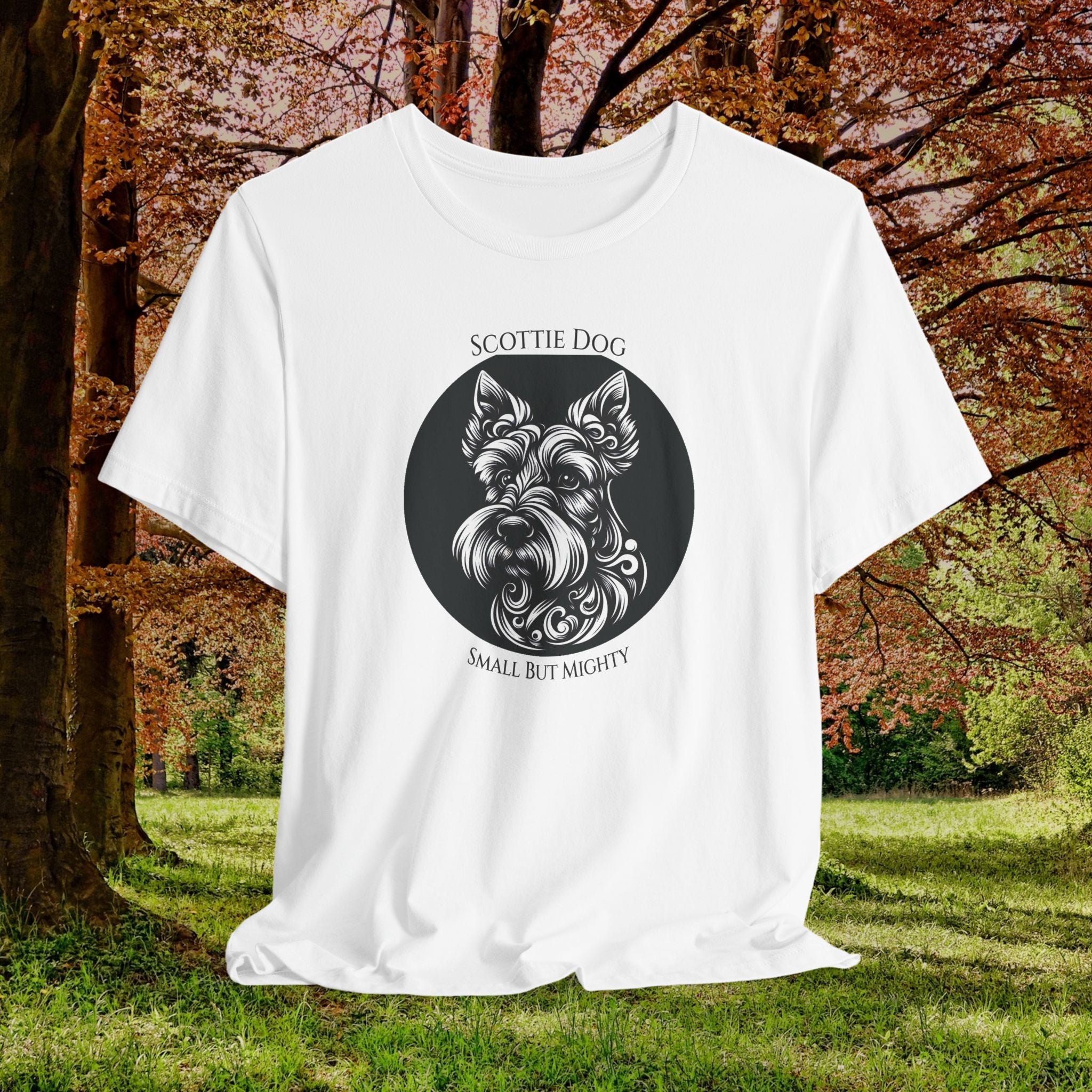 Scottie Dog Unisex T-Shirt - Small but Mighty