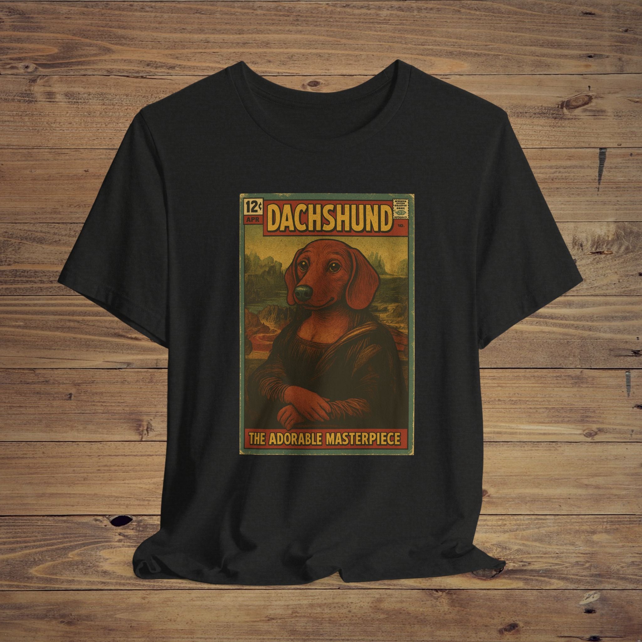 Dachshund Art Tee, Cute Dog Lover T-Shirt, Pet Gift for Dog Owners, Funny Animal Tee, Unique Dachshund Apparel, Gift for Dog Lovers