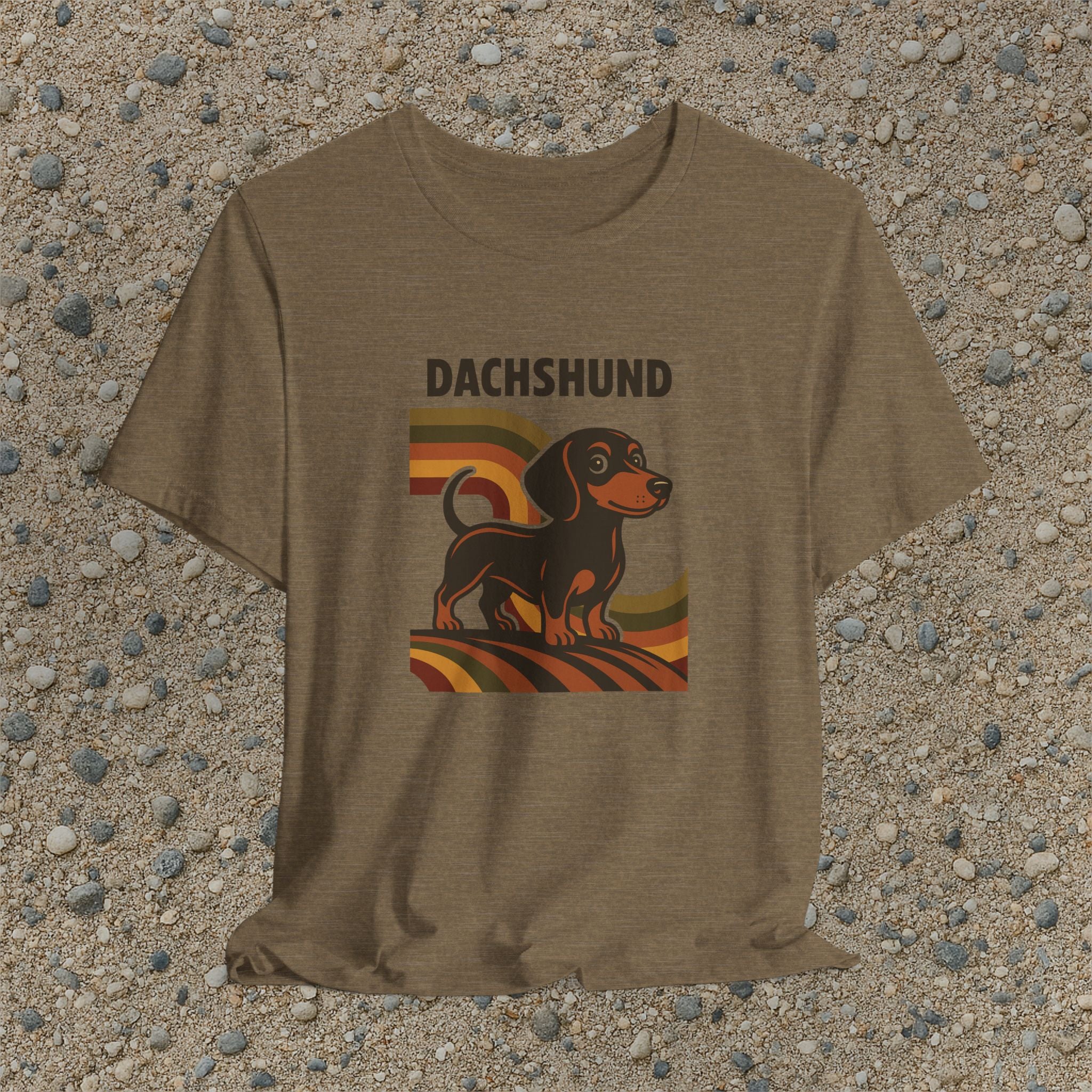 Dachshund Retro Unisex T-Shirt, Dog Lover Gift, Animal Lover Tee, Cute Graphic Shirt, Pet Owner Apparel