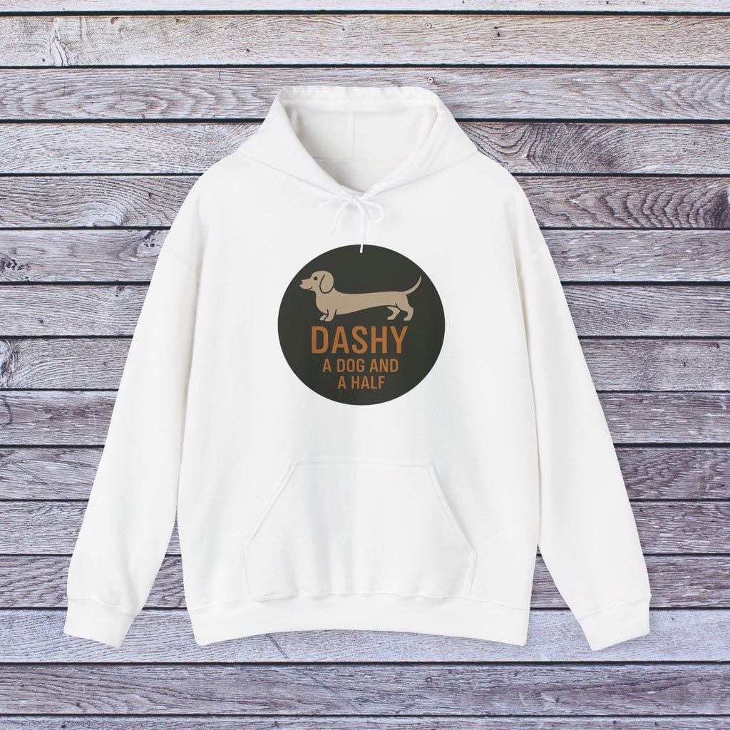 Dachshund Lover's Hoodie, Dashy Dog Sweatshirt, Funny Pet Hoodie, Gift for Dog Owners, Unisex Casual Apparel