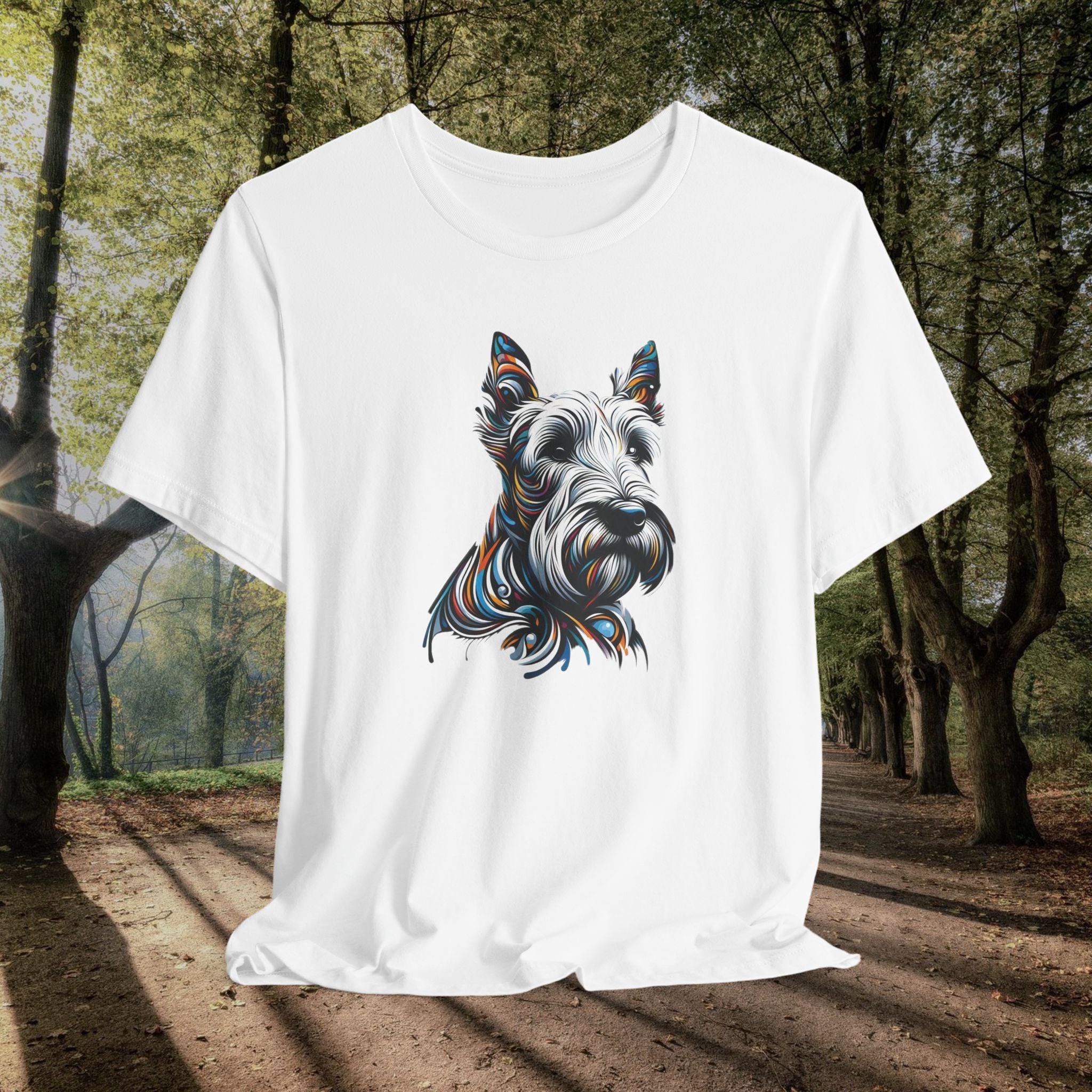 Artistic Dog Lover Tee - Unisex Jersey Short Sleeve Shirt
