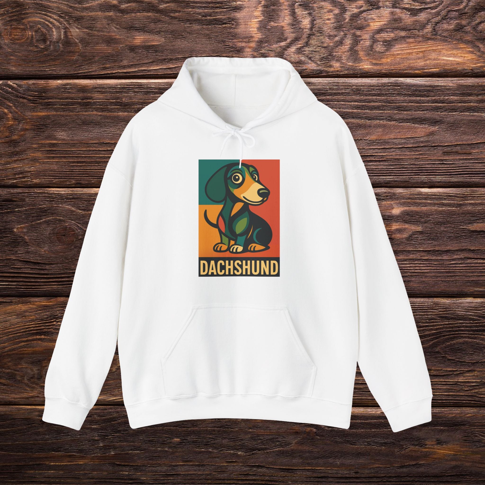 Dachshund Lover's Hoodie, Unisex Sweatshirt, Dog Lover Gift, Cozy Pet Apparel, Dachshund Art, Warm Dog Sweatshirt