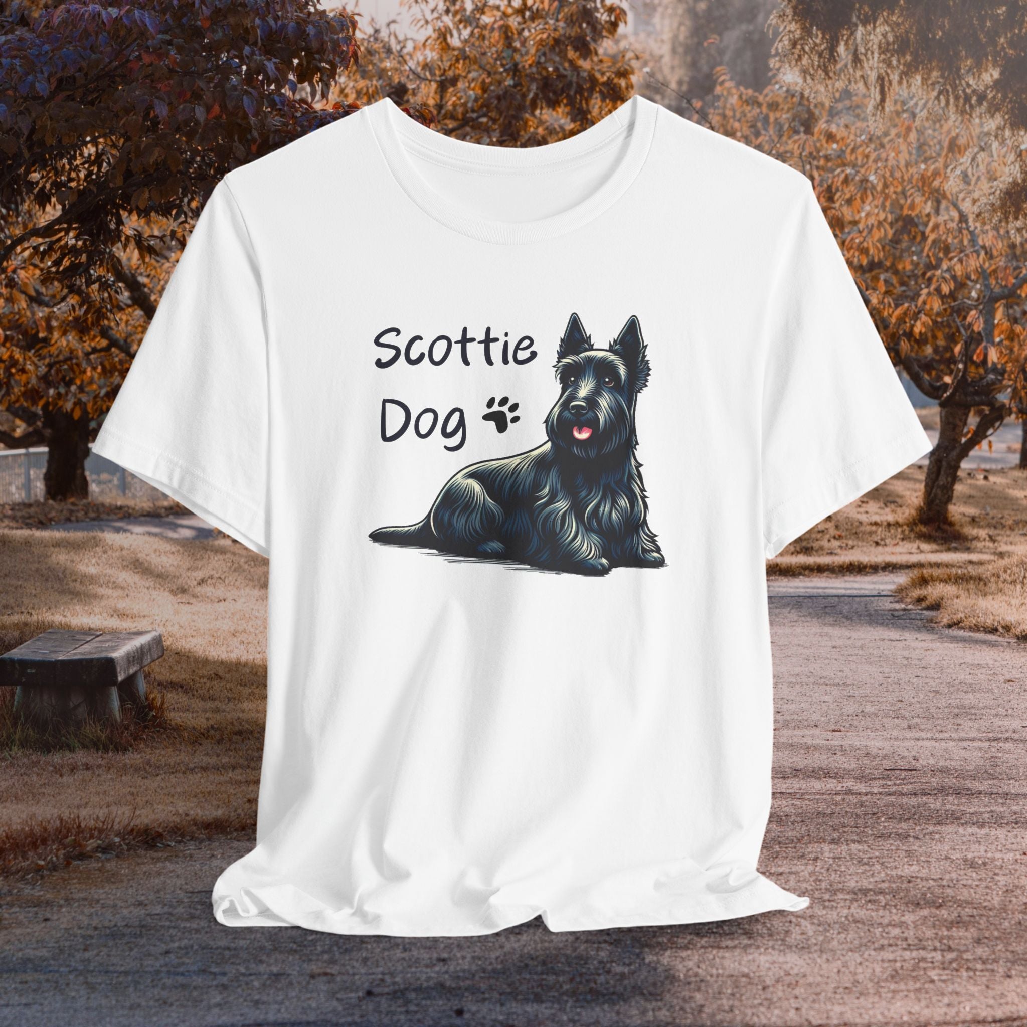 Scottie Dog Unisex Short Sleeve Tee - Perfect Gift for Dog Lovers