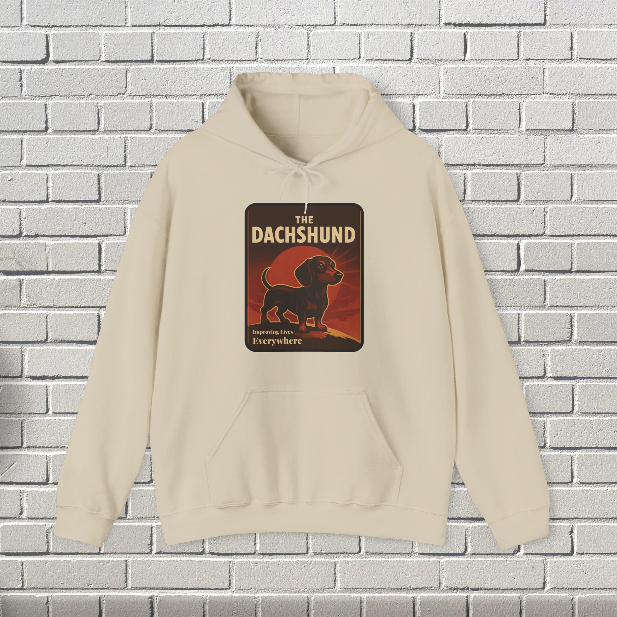 Dachshund Lover's Heavy Blend Hoodie, Unisex Dog Sweatshirt, Pet Owner Gift, Cozy Dog Apparel, Cute Animal Clothing, Dachshund Gift