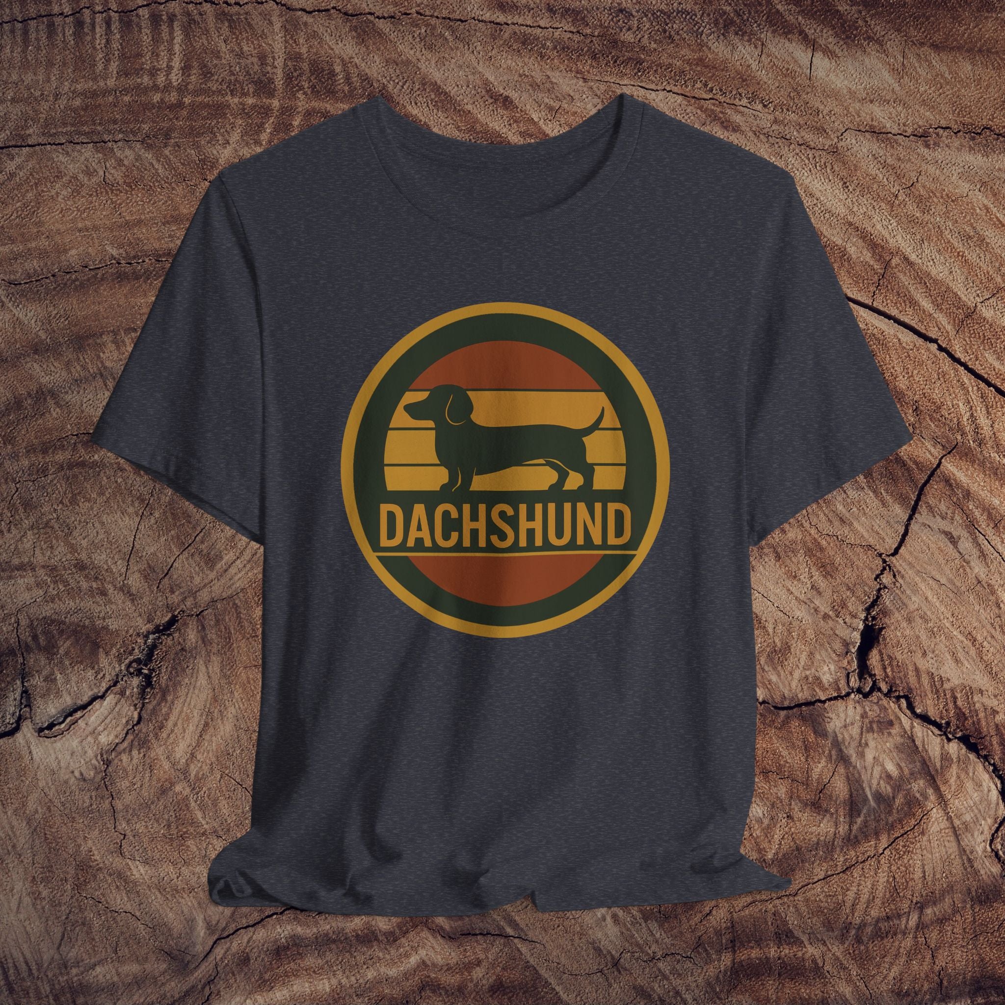 Retro Dachshund Unisex Tee - Dog Lover Gift, Cute Pet Shirt, Animal Lover Apparel, Funny Puppy T-Shirt, Canine Fanatic Gift