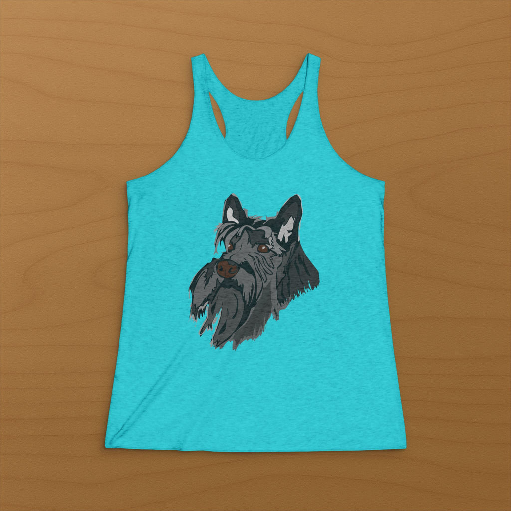 Women's Scottie Tri-Blend Racerback Tank