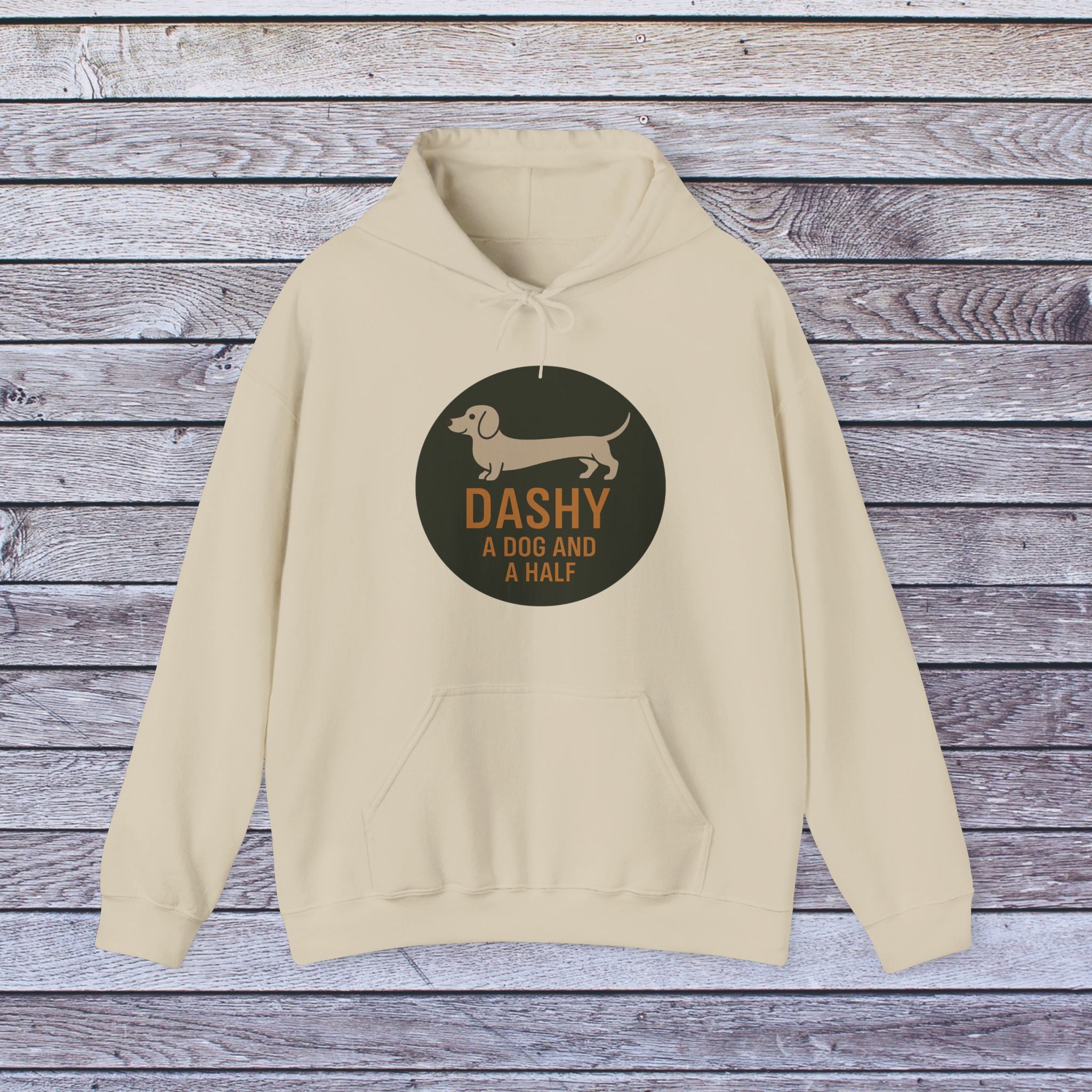Dachshund Lover's Hoodie, Dashy Dog Sweatshirt, Funny Pet Hoodie, Gift for Dog Owners, Unisex Casual Apparel