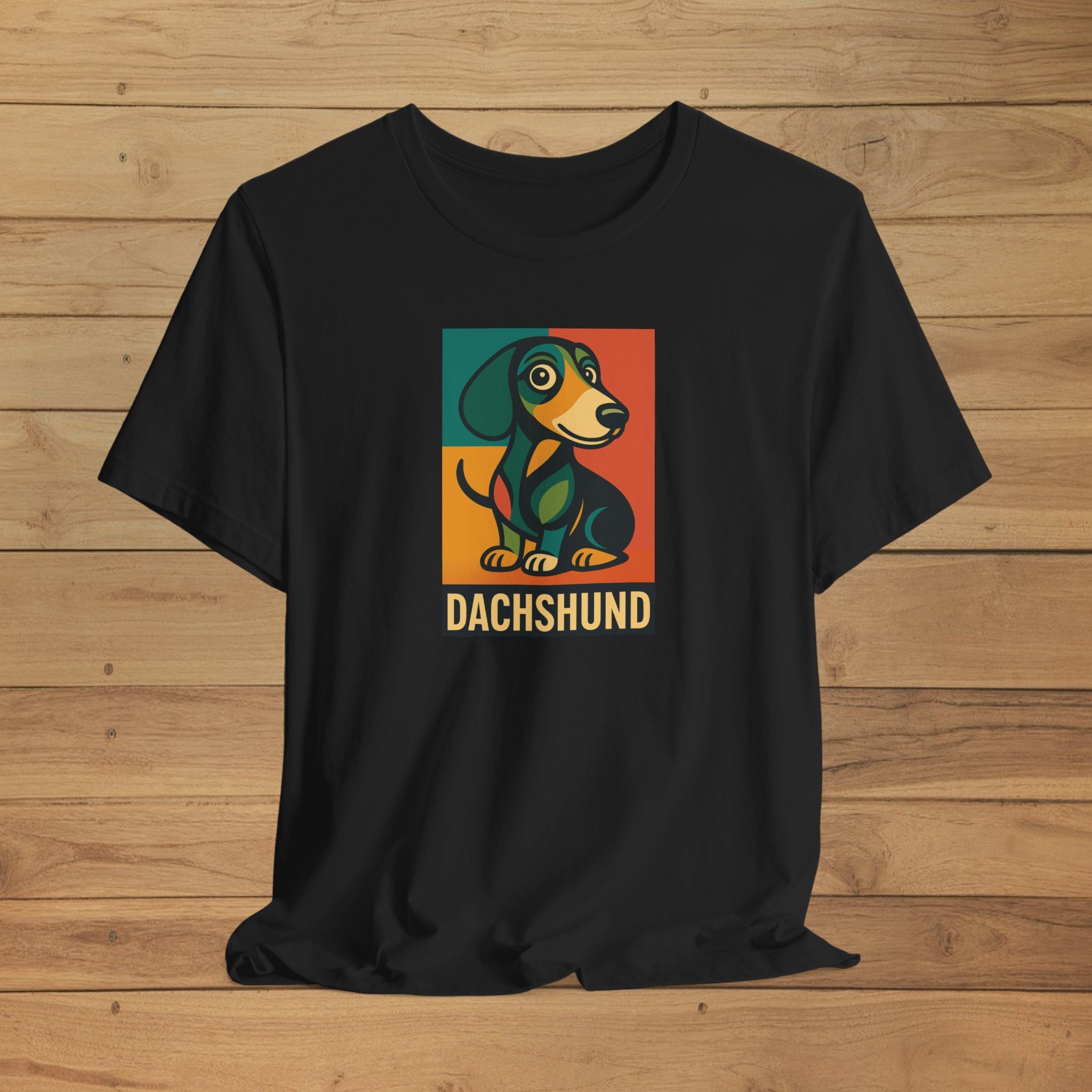 Dachshund Lover Tee, Unisex Jersey Short Sleeve Tee, Dog Mom Gift, Animal Lover T-Shirt, Cute Pet Apparel, Birthday Gift for Dog Owners