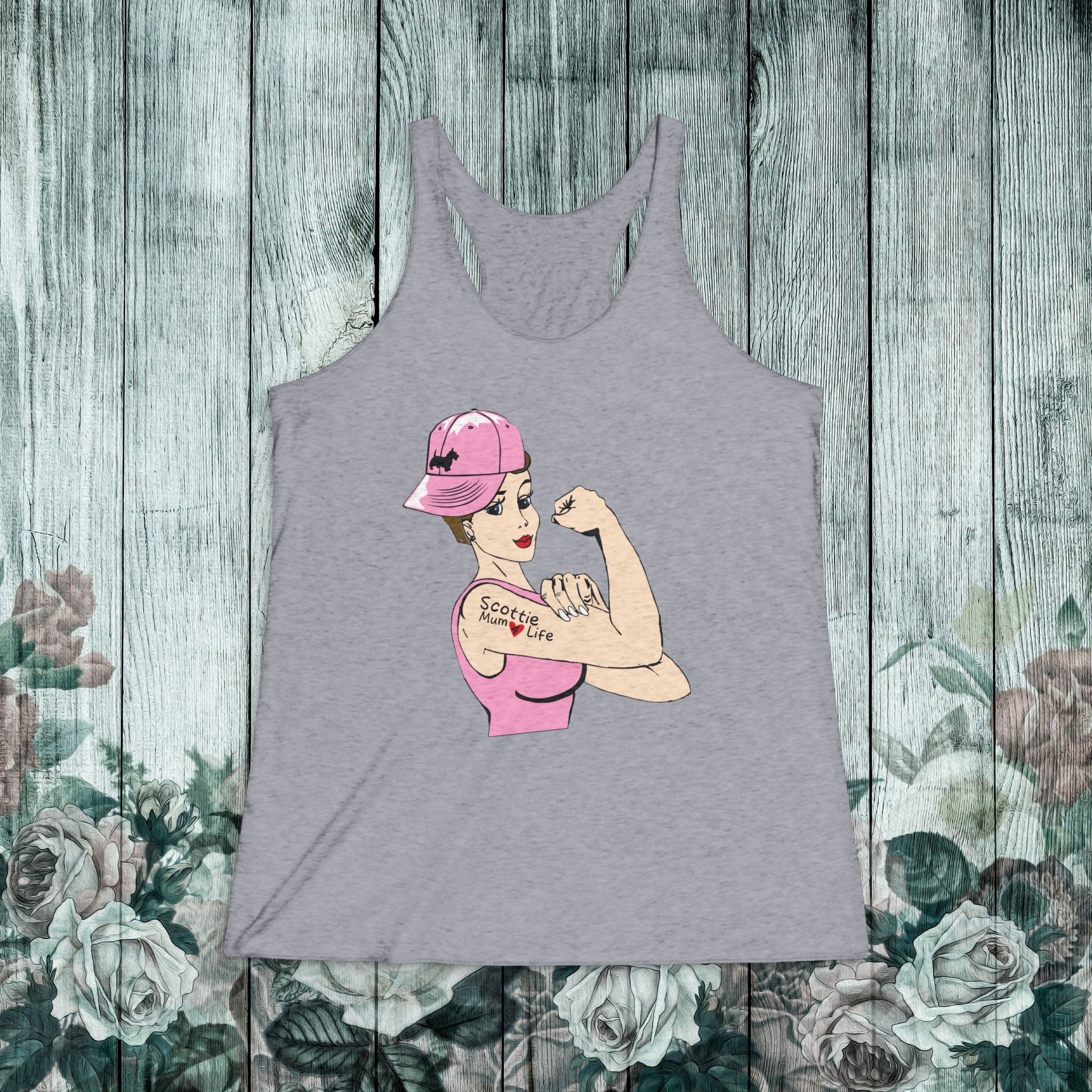 Racerback Tank - Top for strong Scottie Mama's