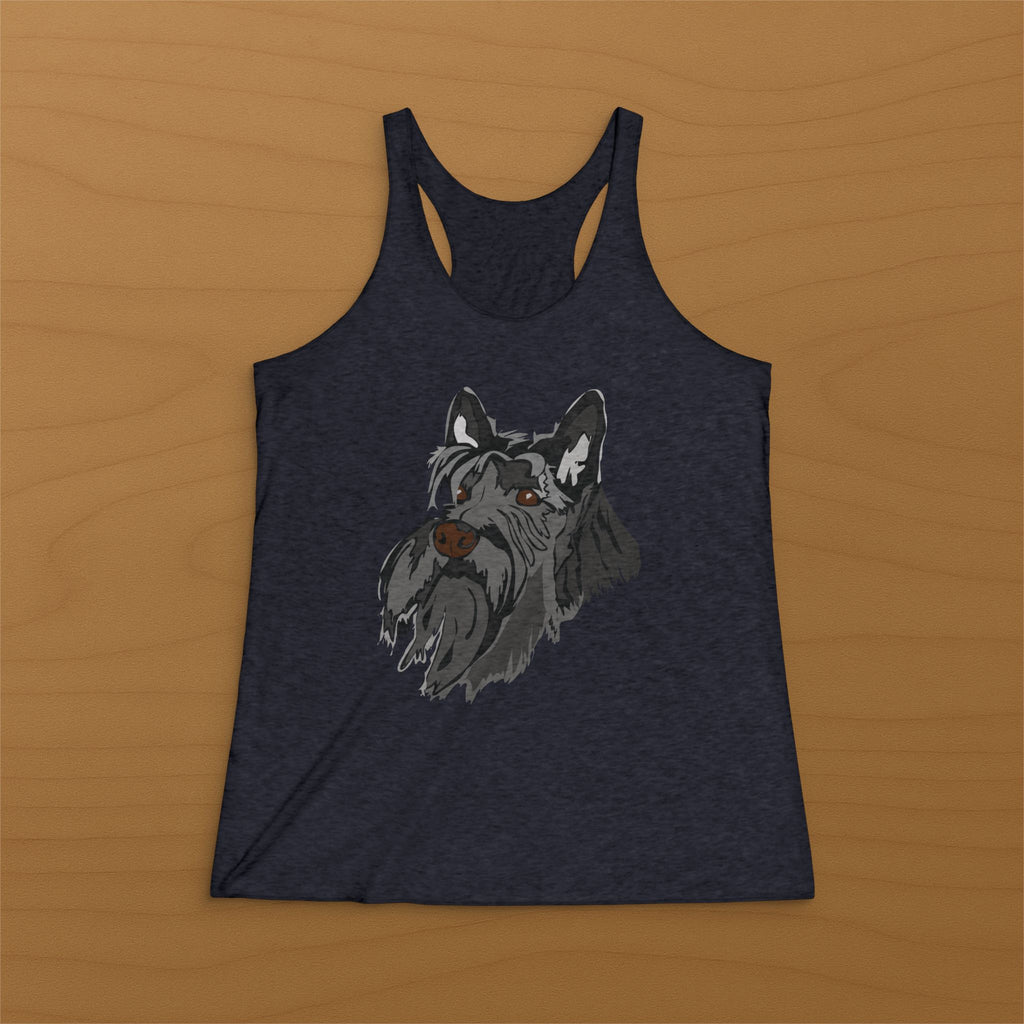 Women's Scottie Tri-Blend Racerback Tank