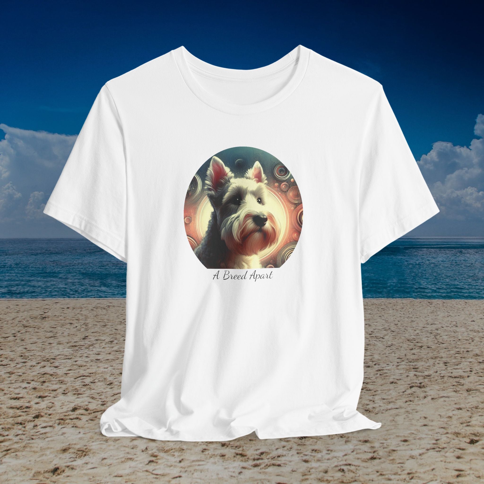 Dog Lover Unisex Short Sleeve Tee - 'A Blessed Apart' Design