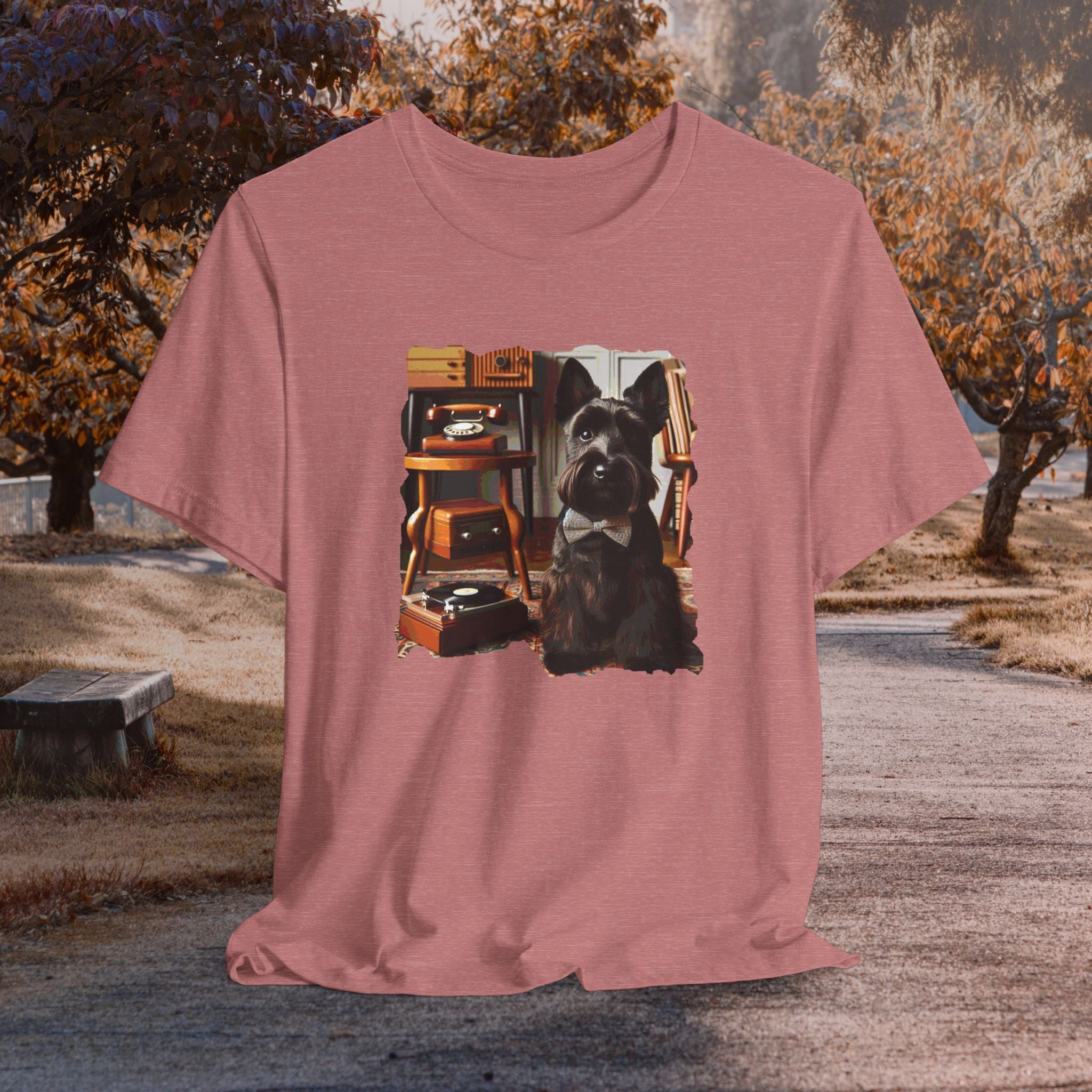 Vintage-Inspired Dog Lover Tee - Short Sleeve Unisex Jersey