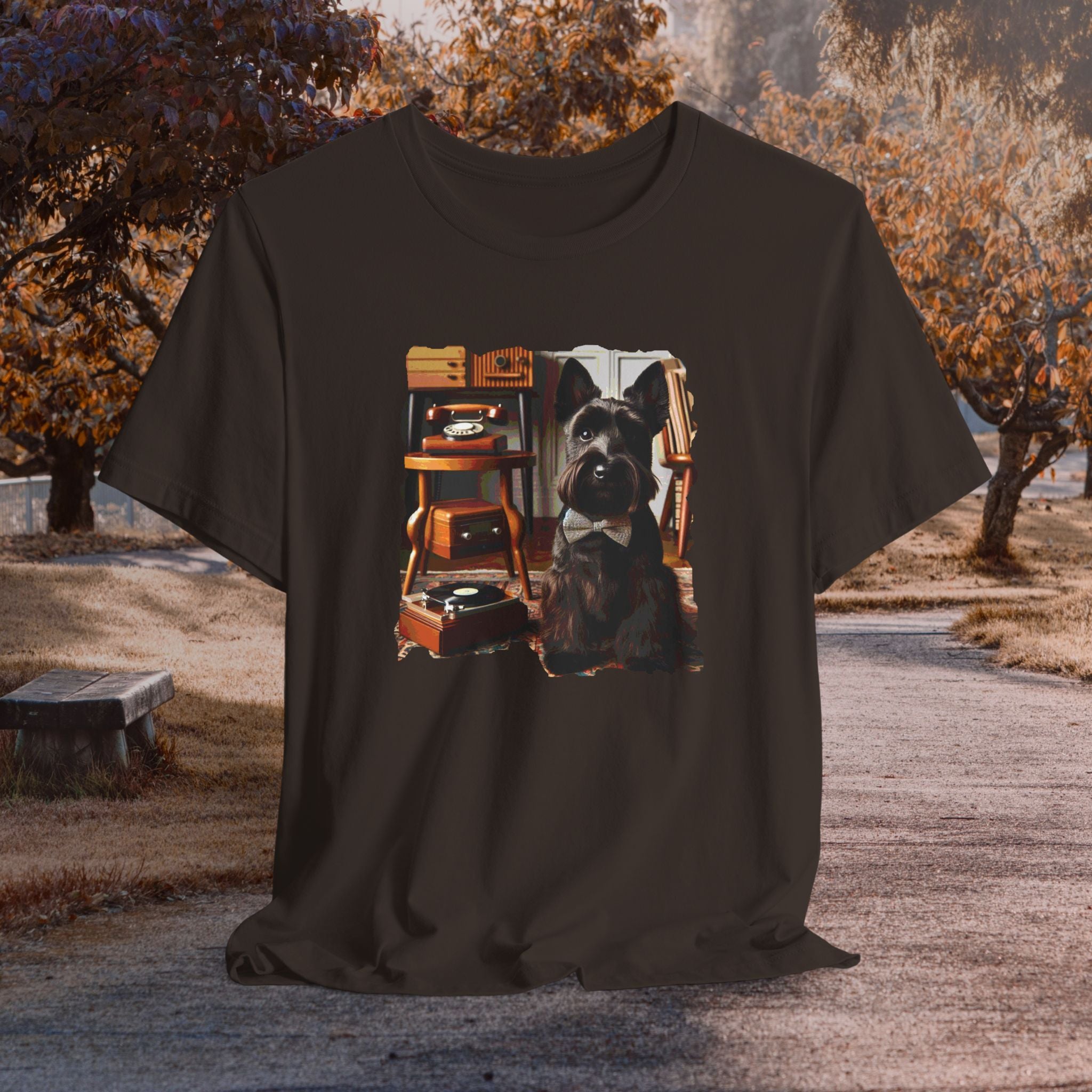 Vintage-Inspired Dog Lover Tee - Short Sleeve Unisex Jersey