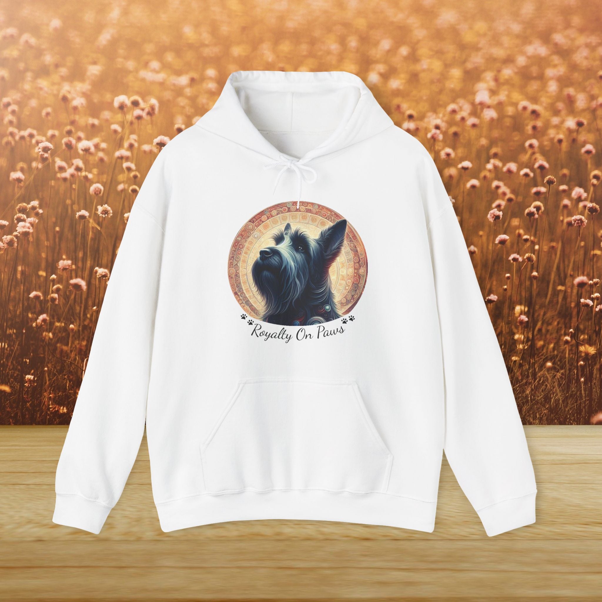 Royalty On Paws Hoodie - Cozy Unisex Heavy Blend™ Sweatshirt for Dog Lovers